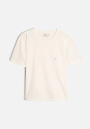 Camiseta M Unicolor CR L-Azc Marfil