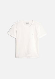Camiseta M Unicolor CR L-Atn Marfil