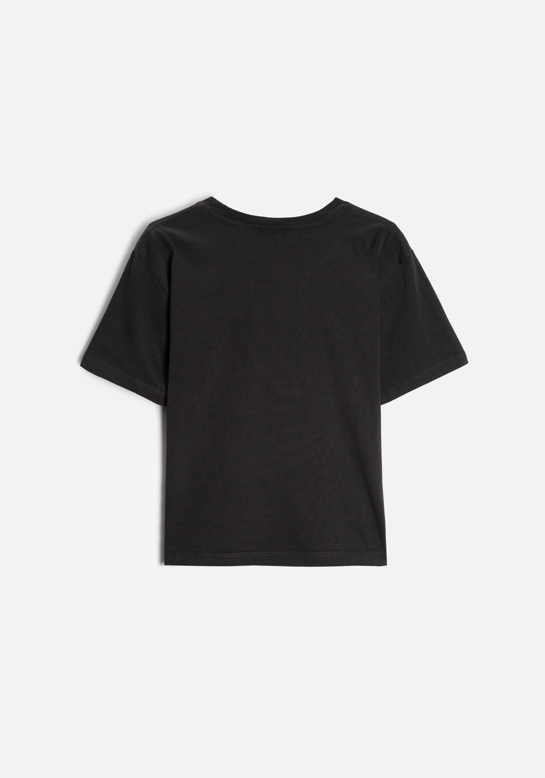 Camiseta M Unicolor CR L-Fuc Negro