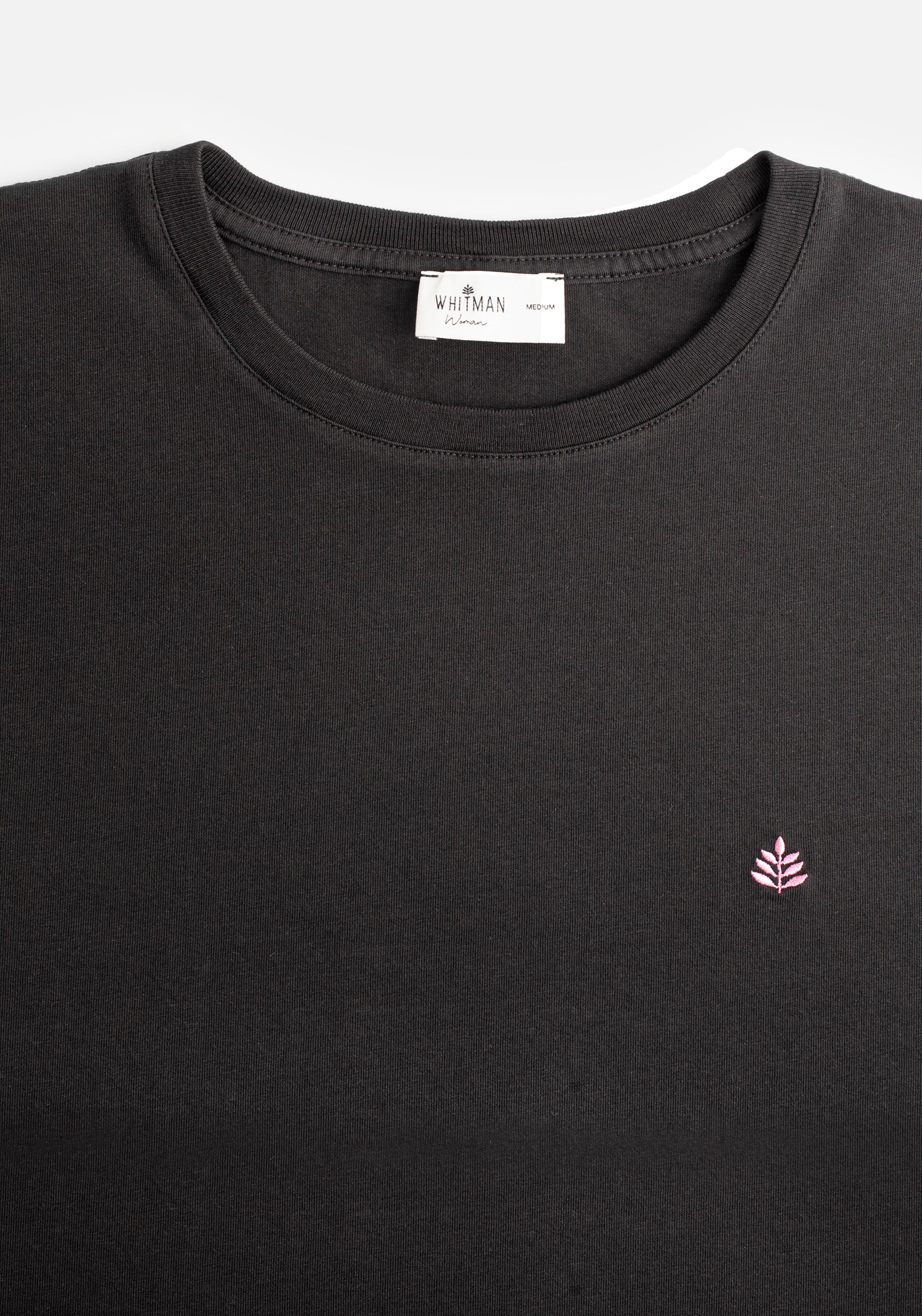 Camiseta M Unicolor CR L-Fuc Negro