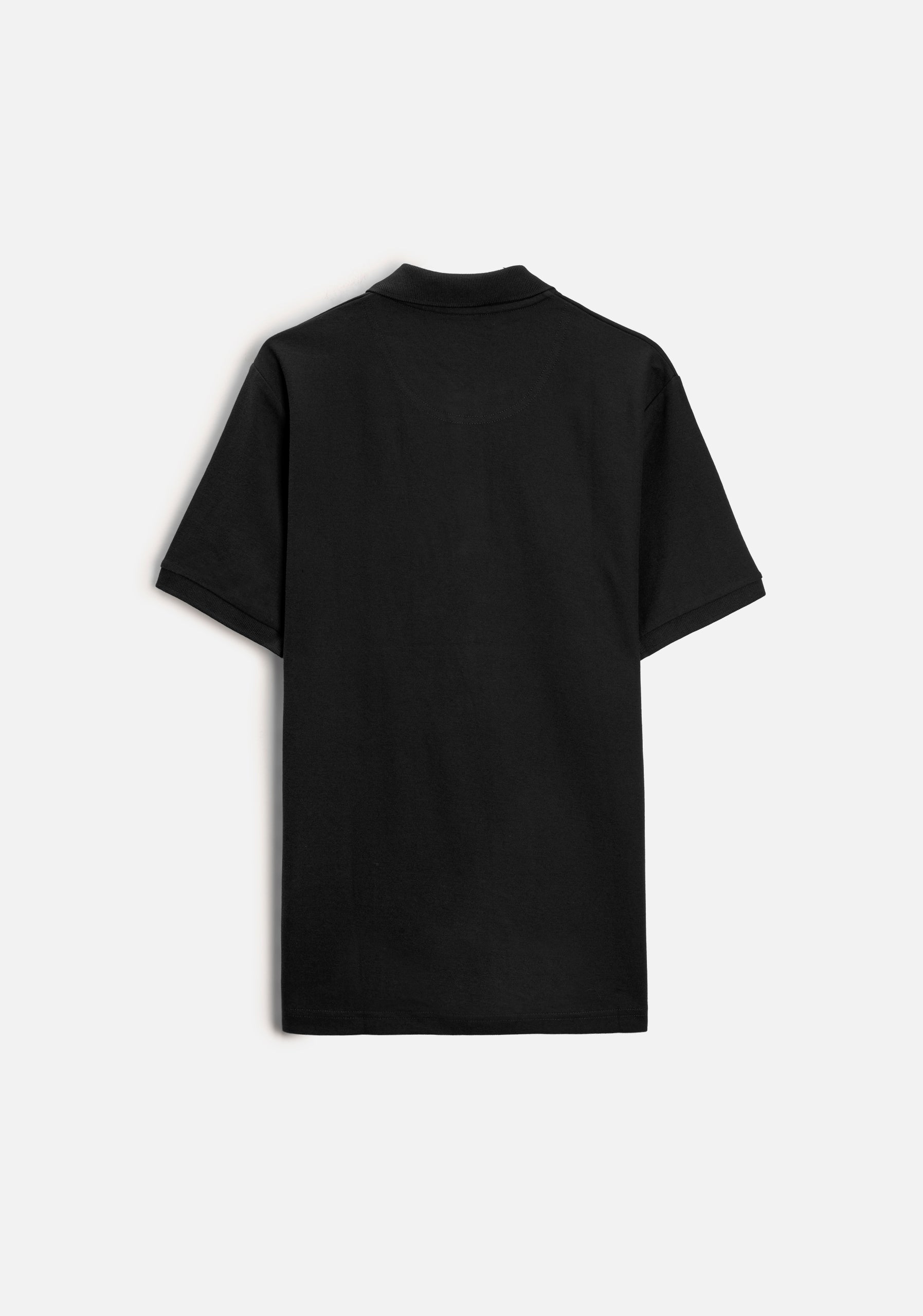 Camiseta Polo H Unicolor L-Azc Negro