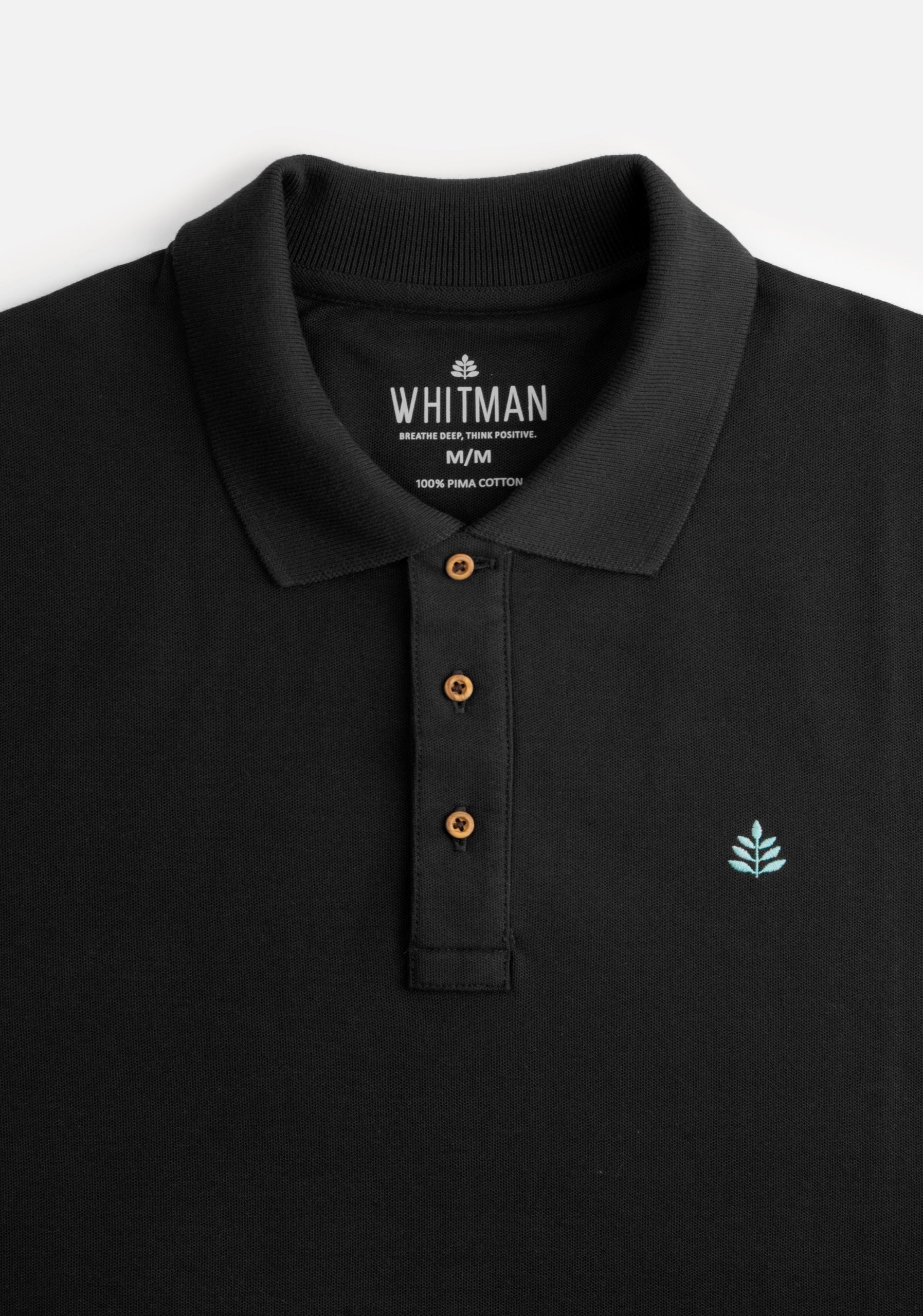 Camiseta Polo H Unicolor L-Azc Negro