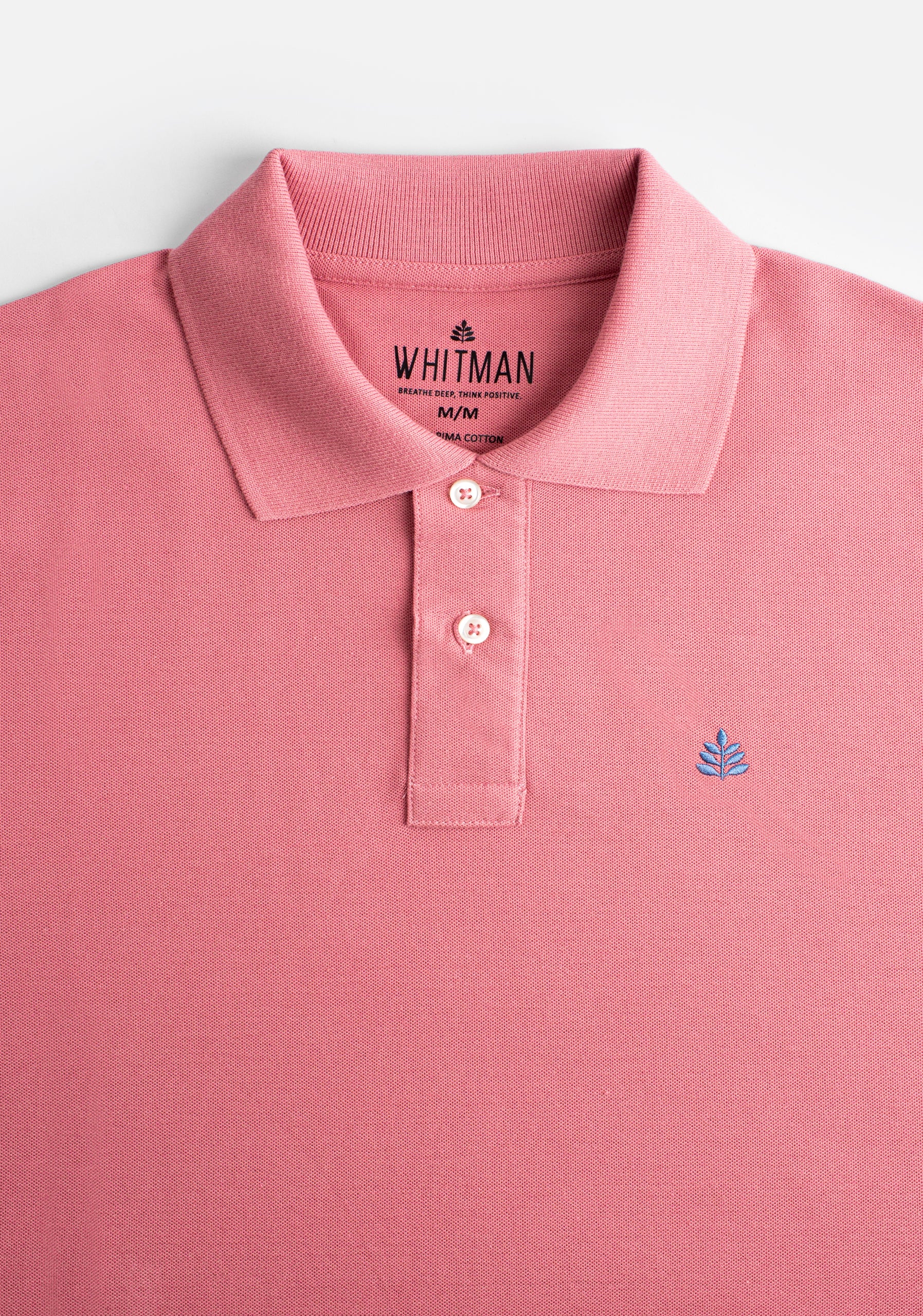 Camiseta Polo H L-Azm Rosado Med