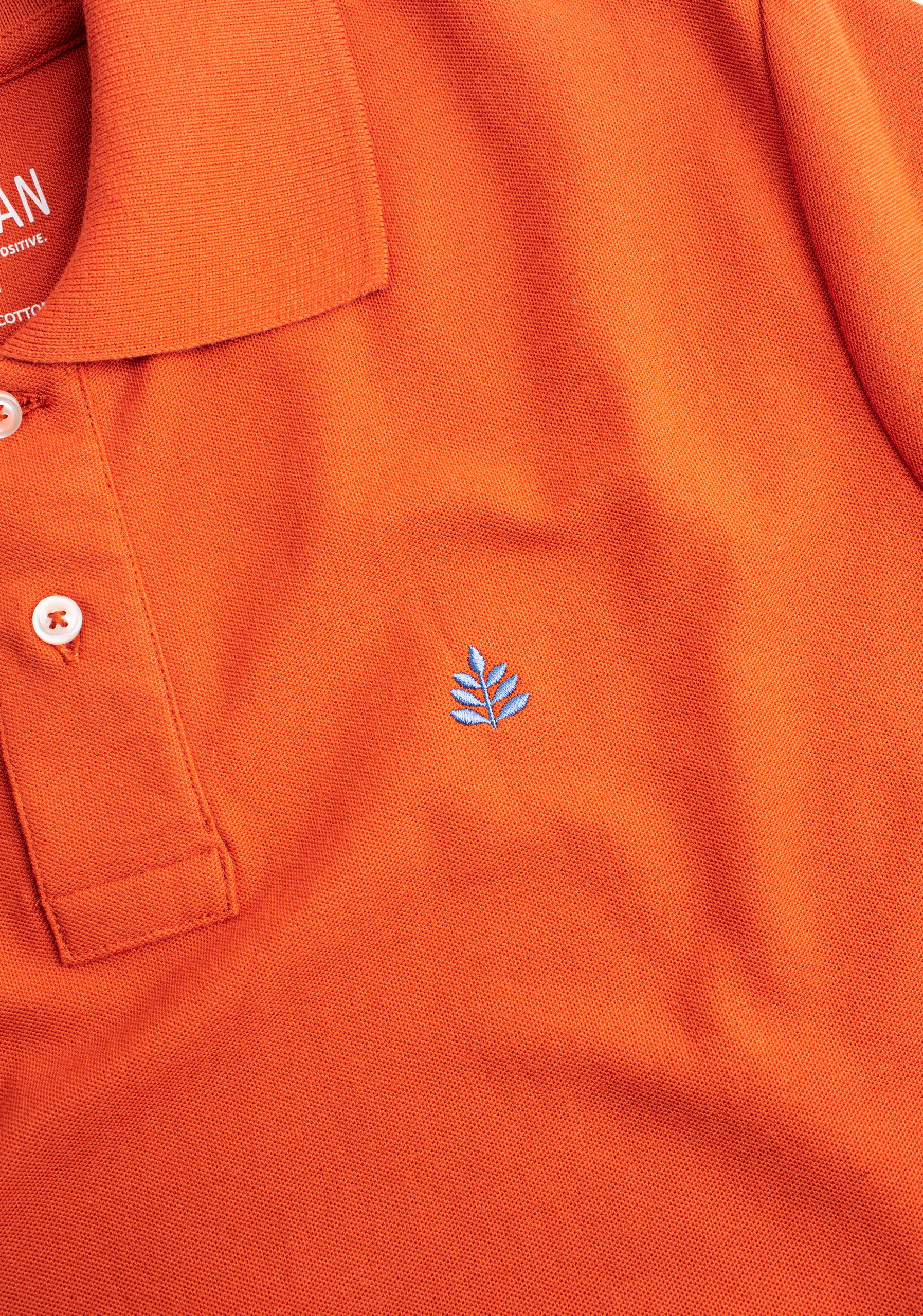 Camiseta Polo H L-Azm Terracota-7
