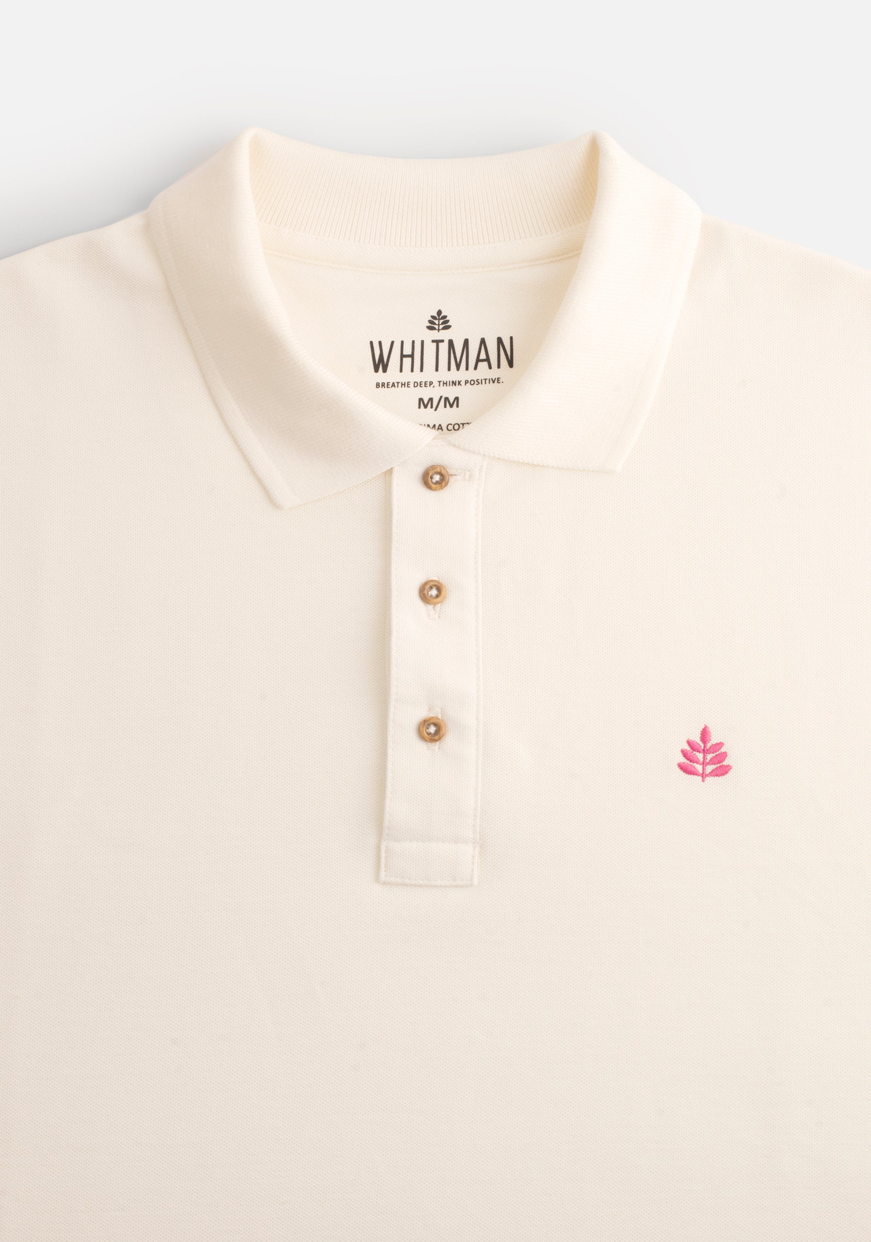 Camiseta Polo H Unicolor L-Fuc Marfil.