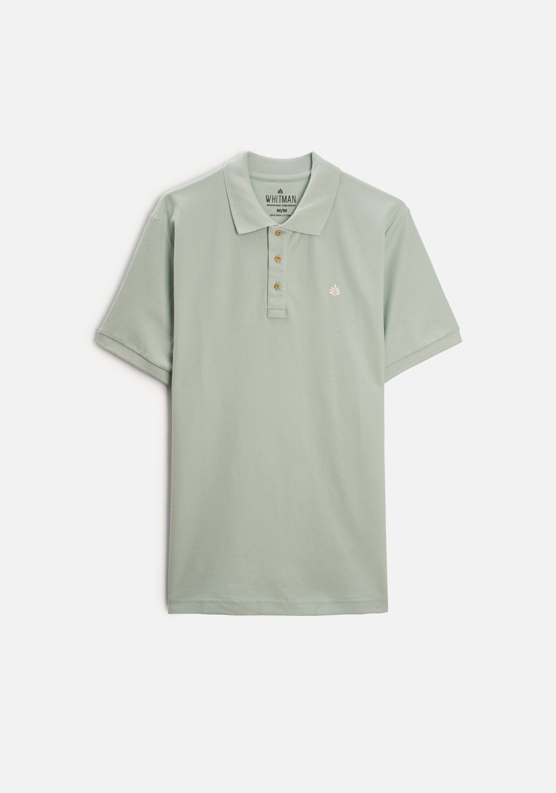 Camiseta Polo H Unicolor L-Mar Verde Menta