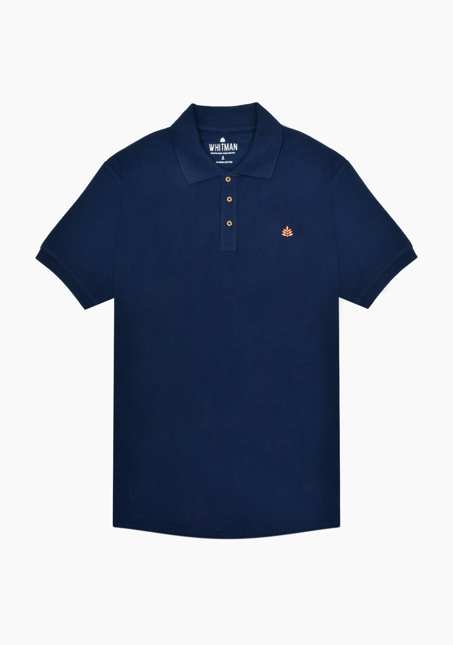 Camiseta Tipo Polo Azul Osc. L-Nar