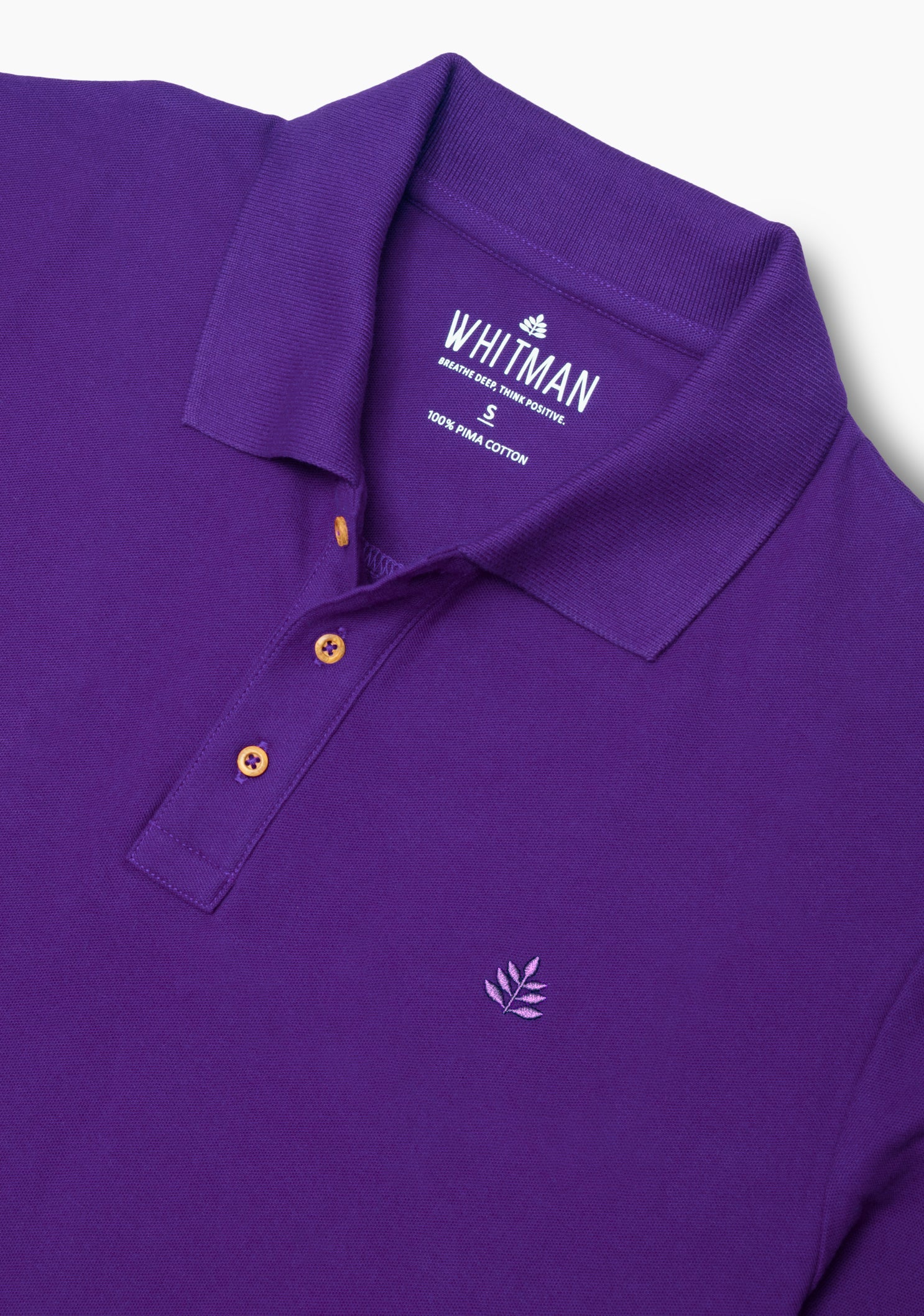 Camiseta Tipo Polo Morado