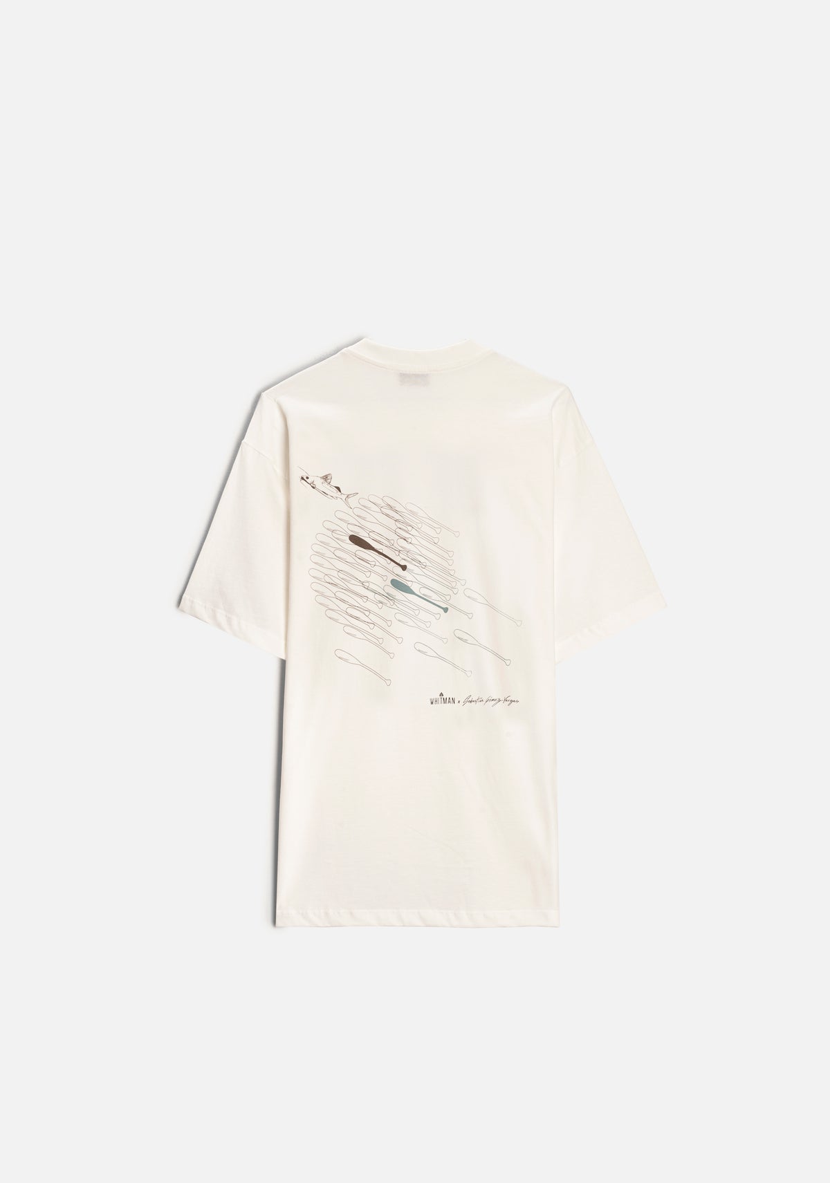 Camiseta U Subienda Garment Dyed Marfil-1