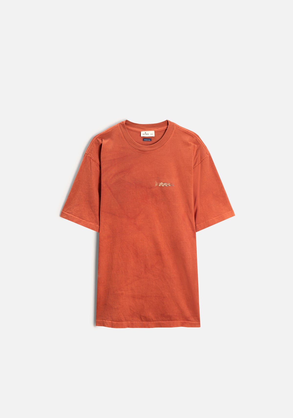 Camiseta U Subienda Garment Dyed Rojo-3