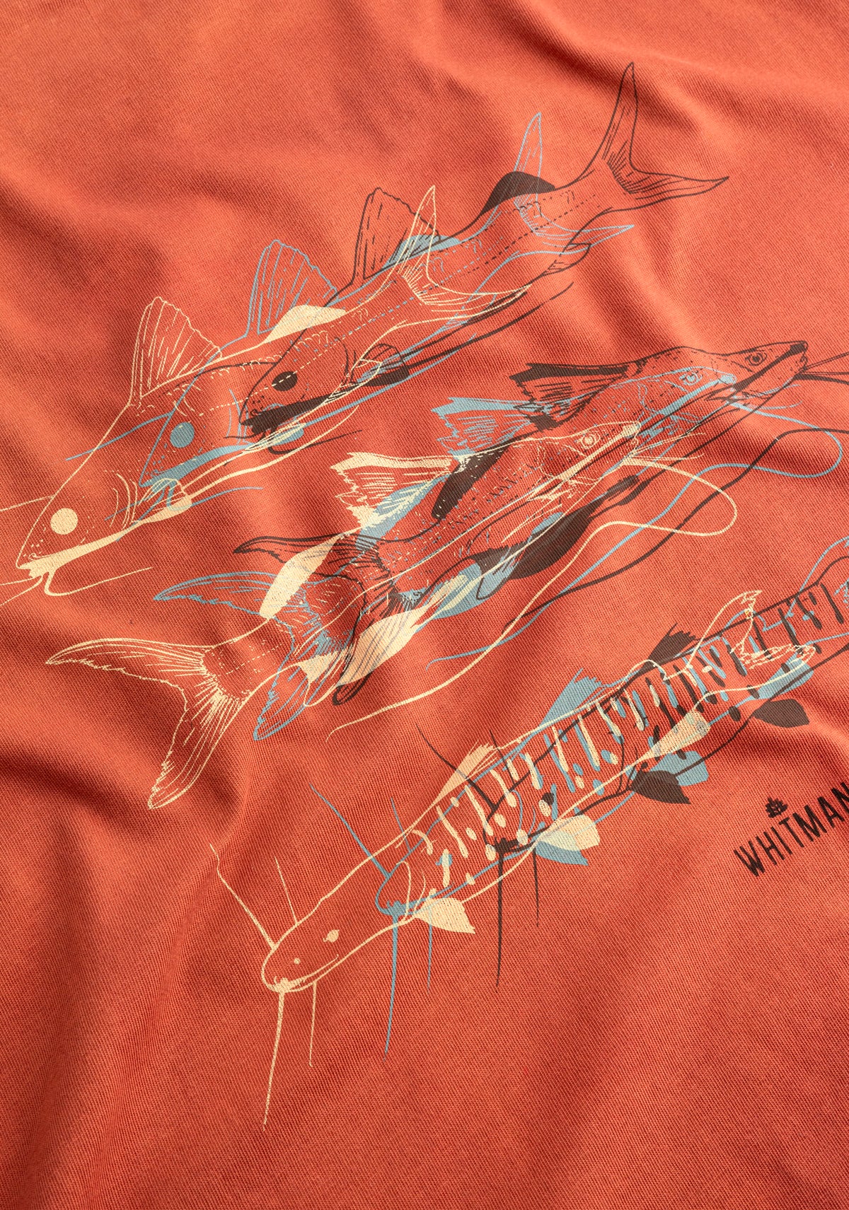 Camiseta U Subienda Garment Dyed Rojo-4