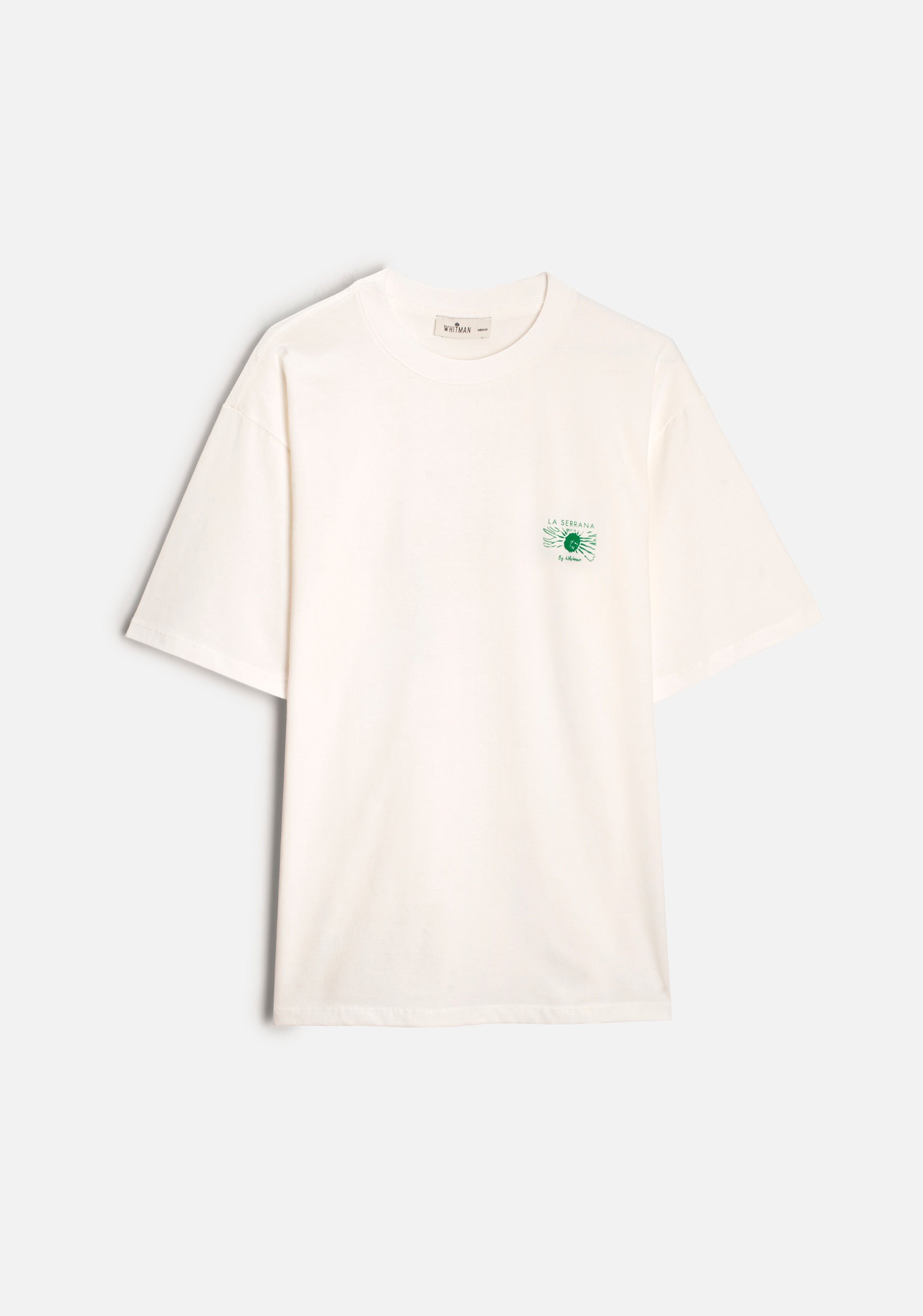 Camiseta H Live Happy Serrana Estampada Marfil