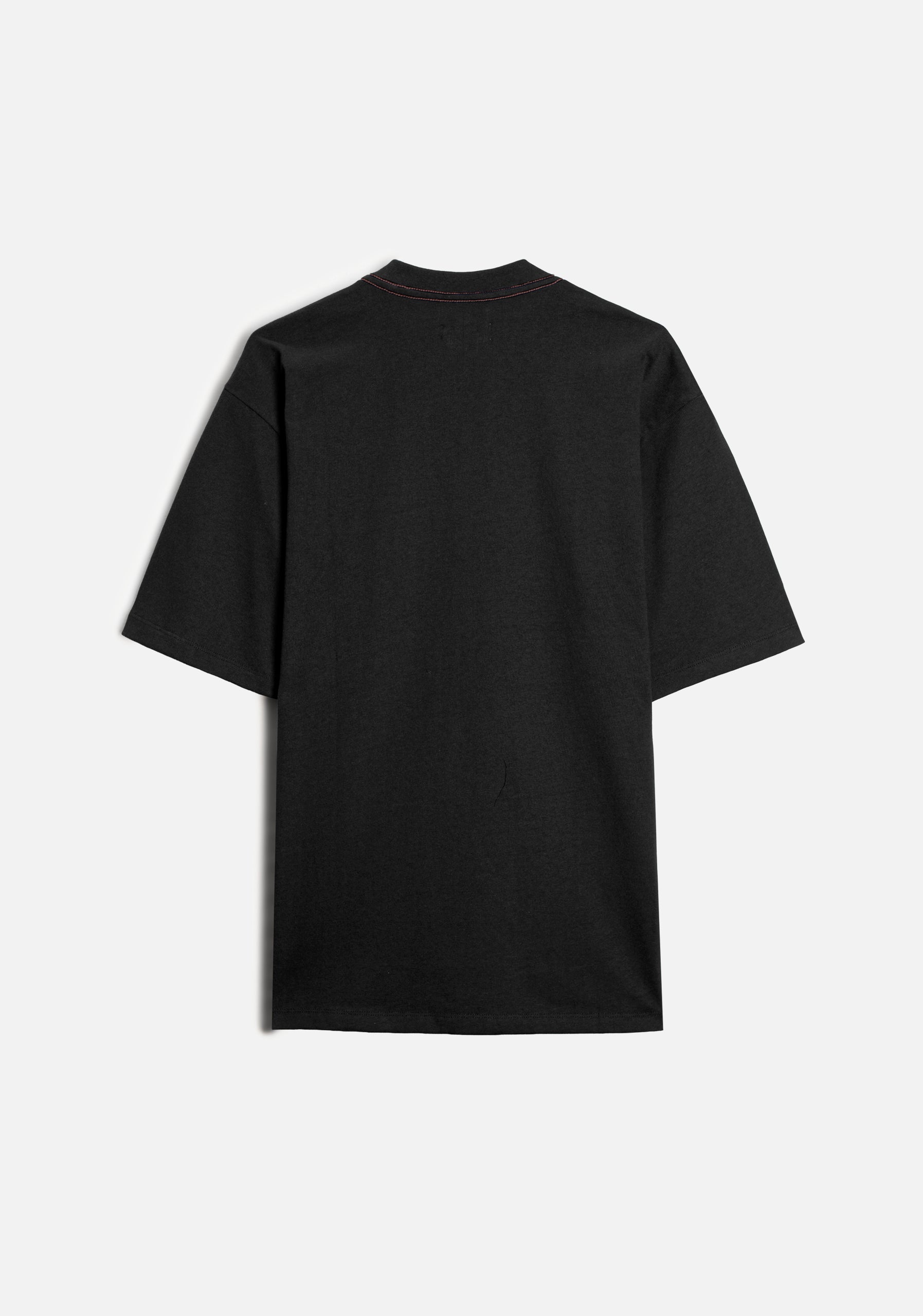 Camiseta H Premium Unicolor Negro-7
