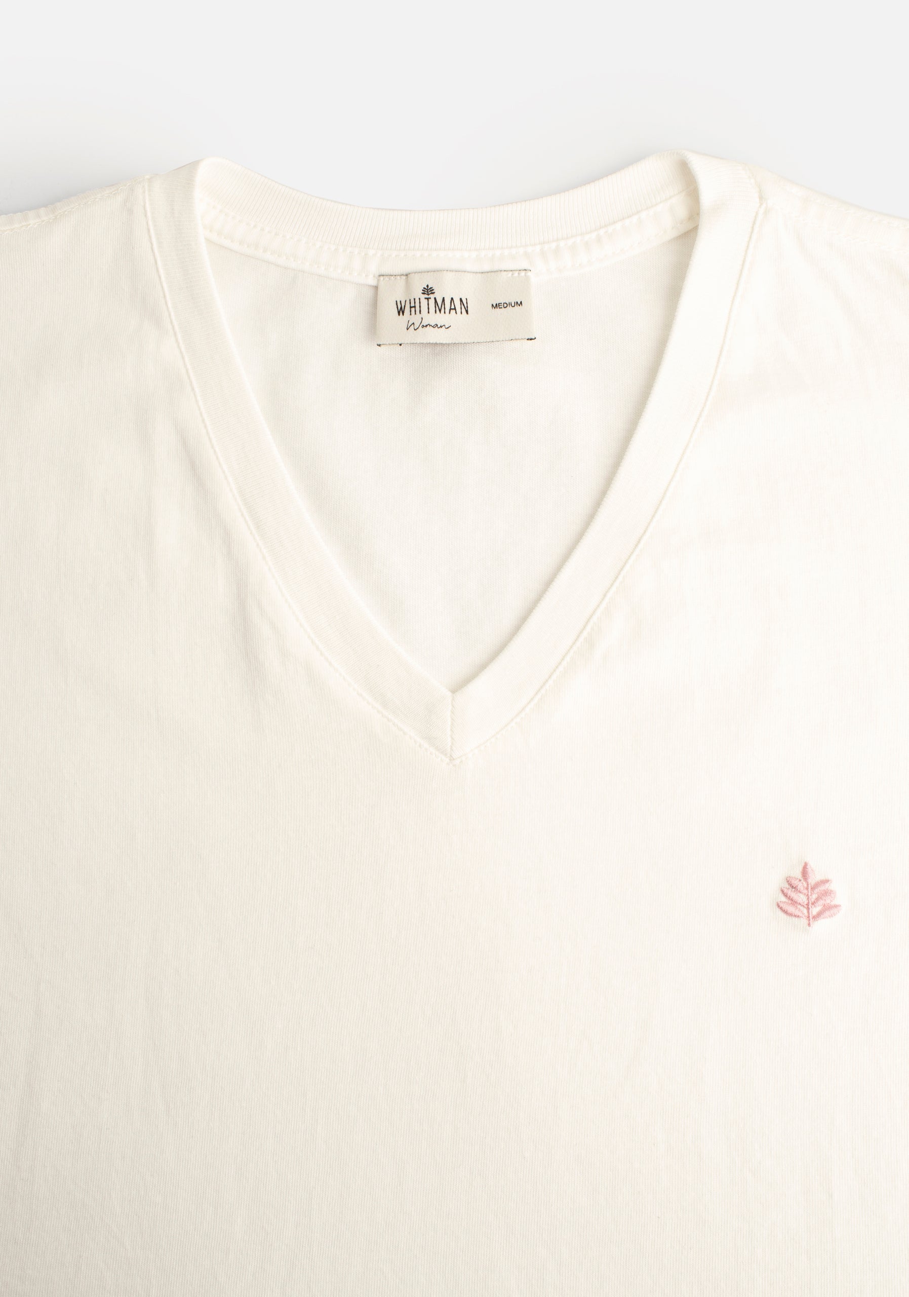 Camiseta M CV Marfil L-Ros