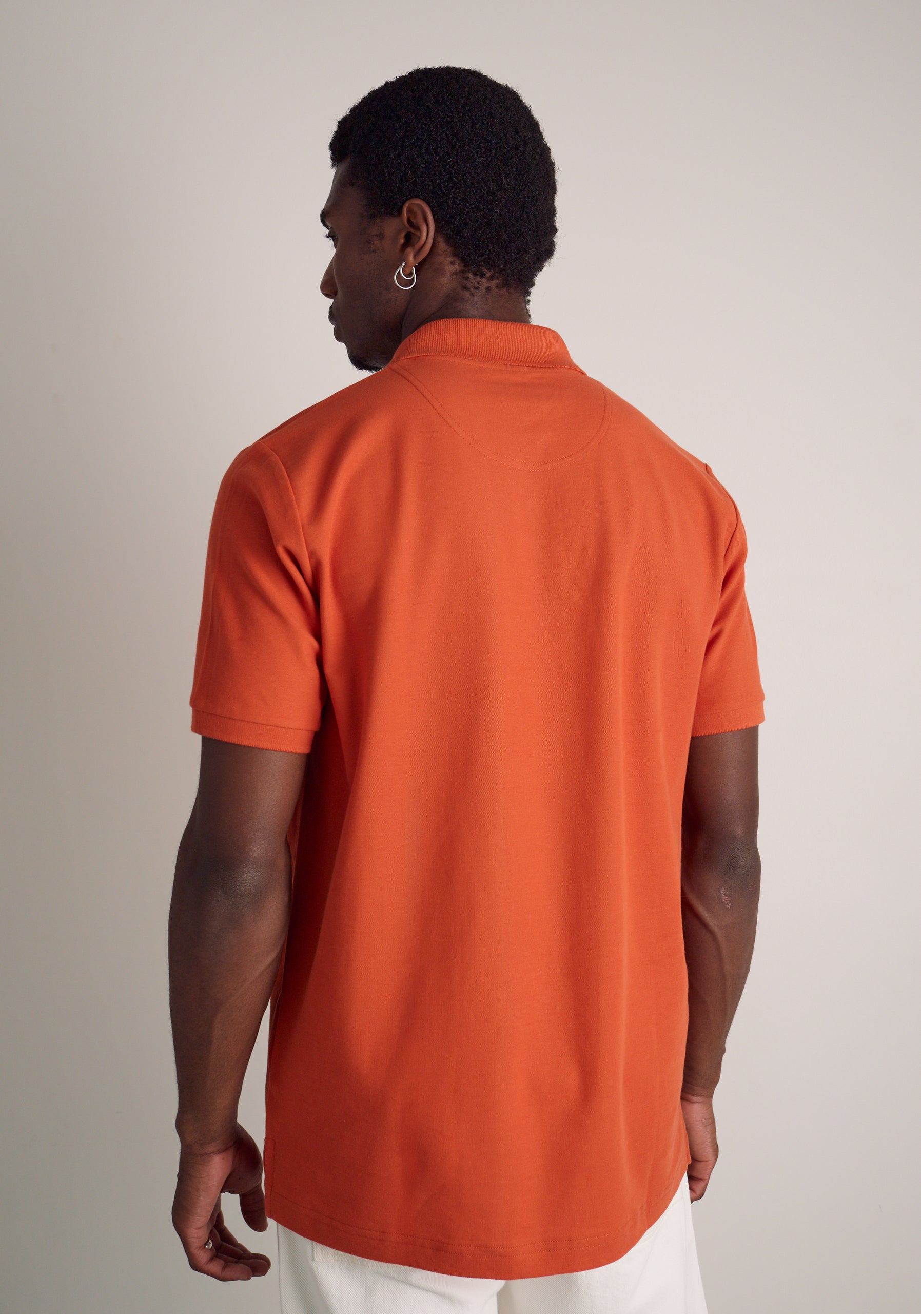 Camiseta Polo H L-Azm Terracota-5