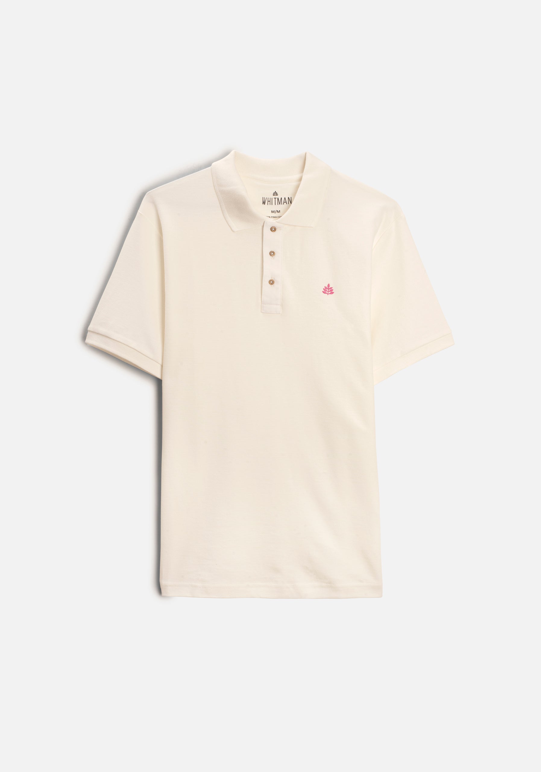 Camiseta Polo H Unicolor L-Fuc Marfil.