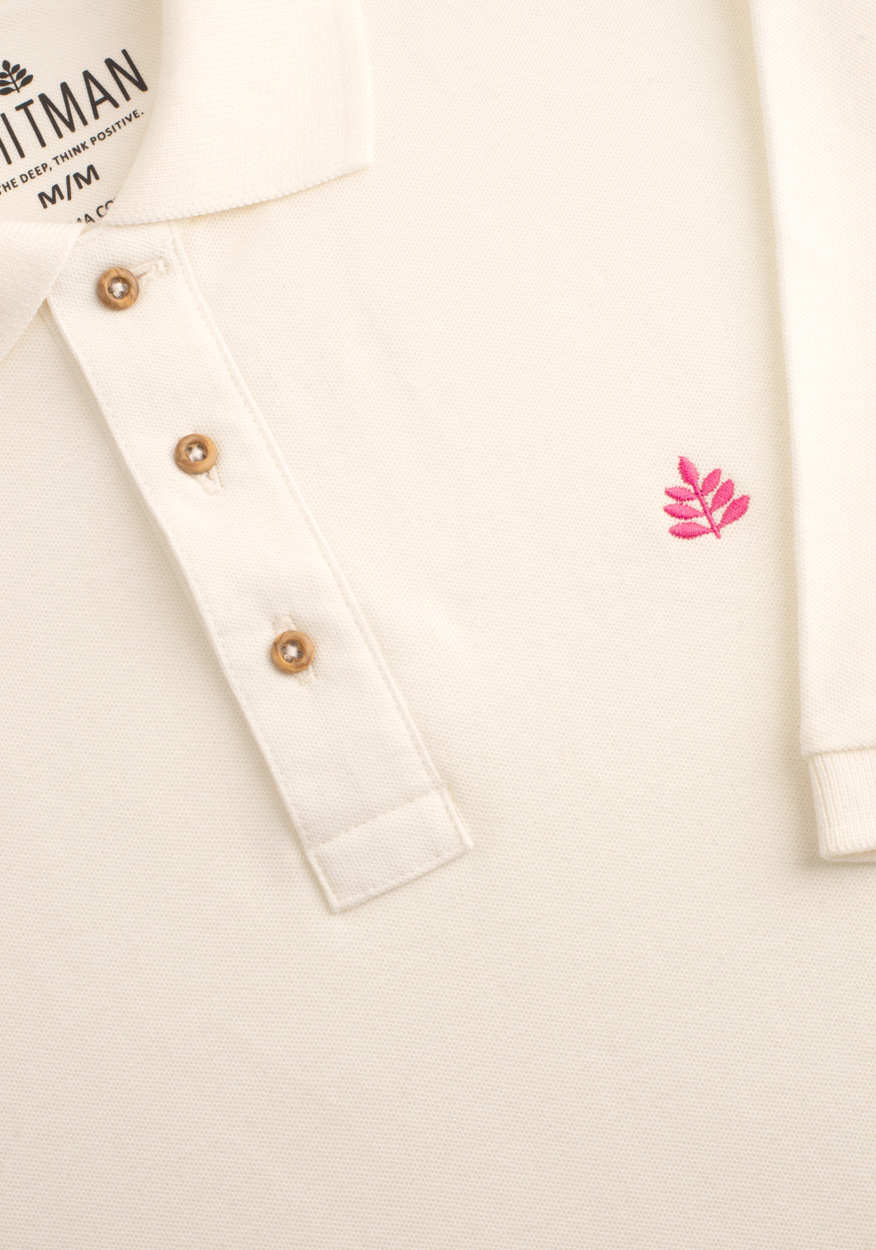 Camiseta Polo H Unicolor L-Fuc Marfil.