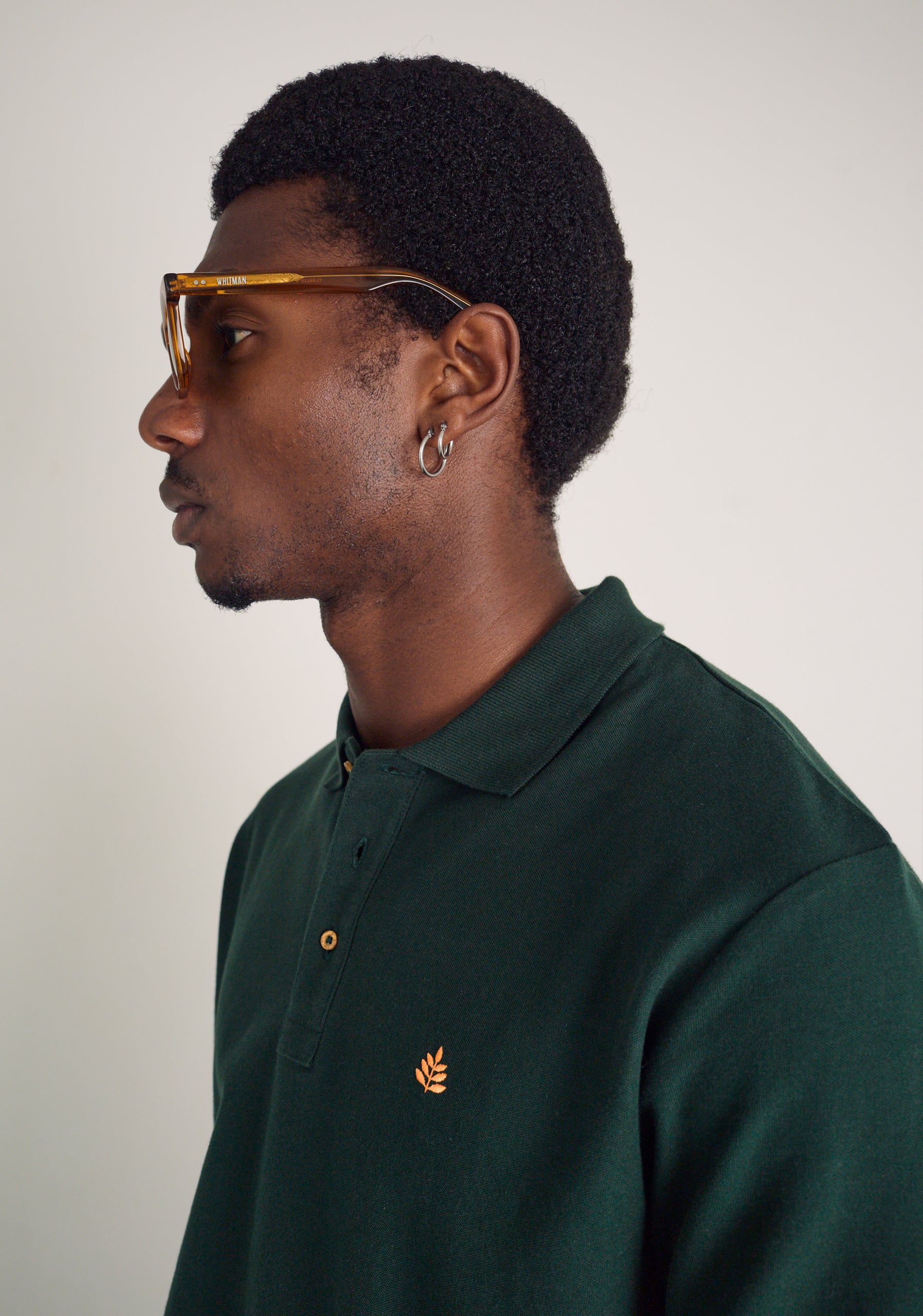 Camiseta Polo H Unicolor L-Nar Verde Osc
