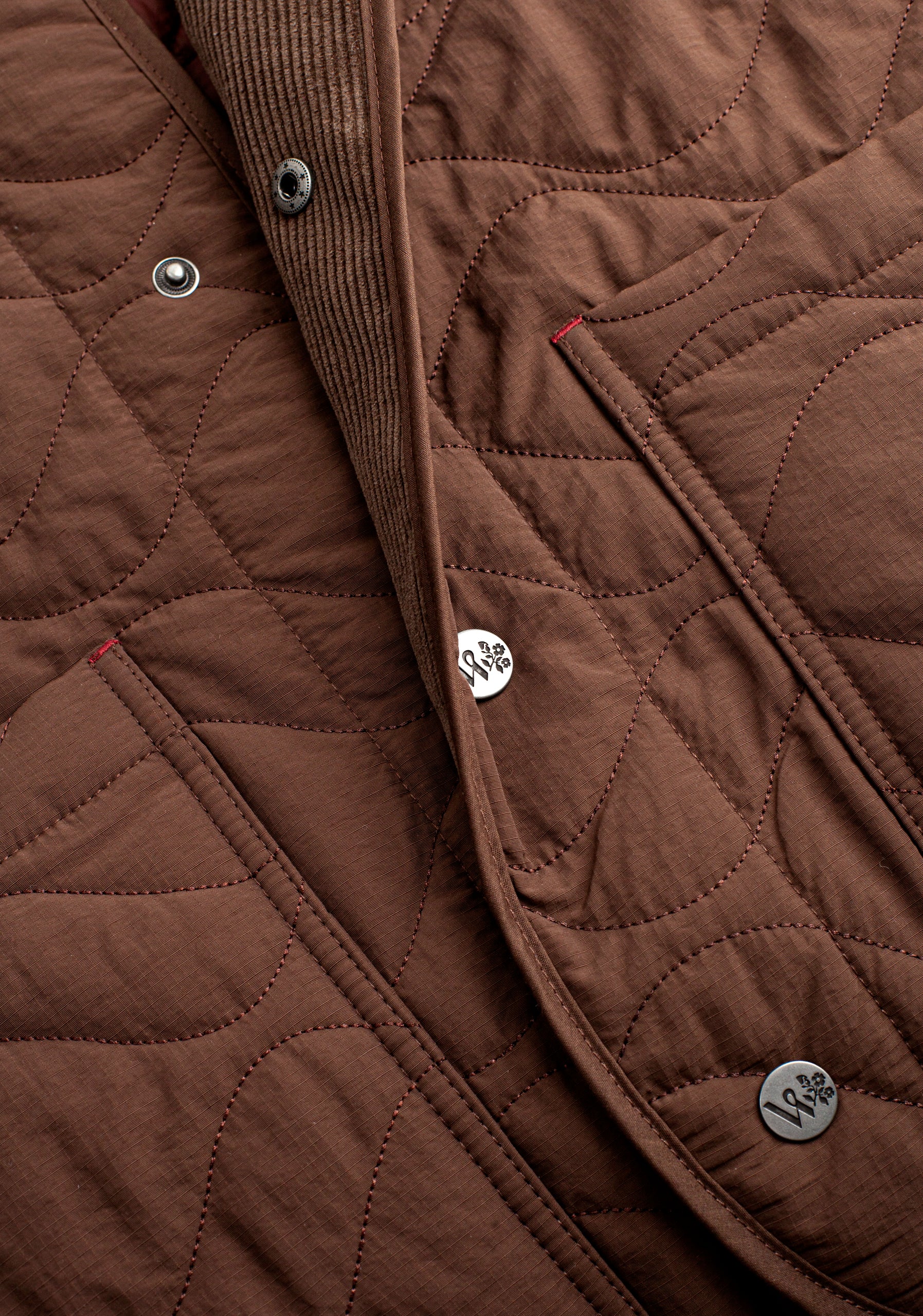 Chaleco U Verne Quilted Café