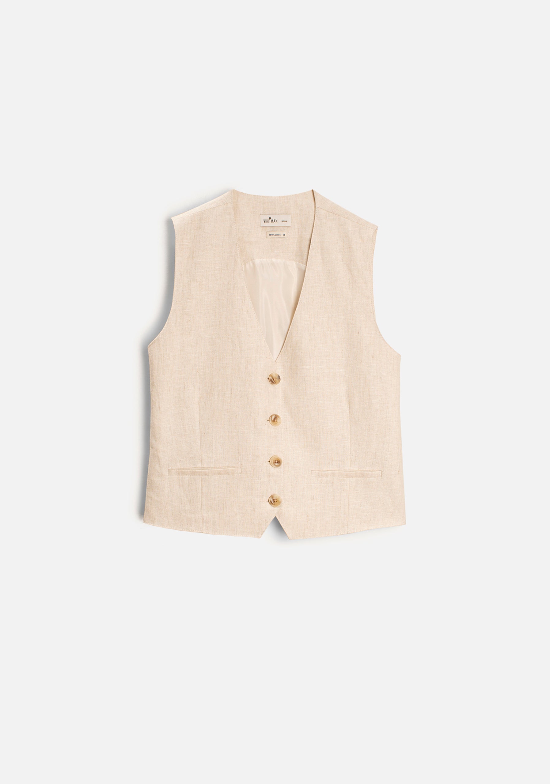 Chaleco M Monroe Lino Arena