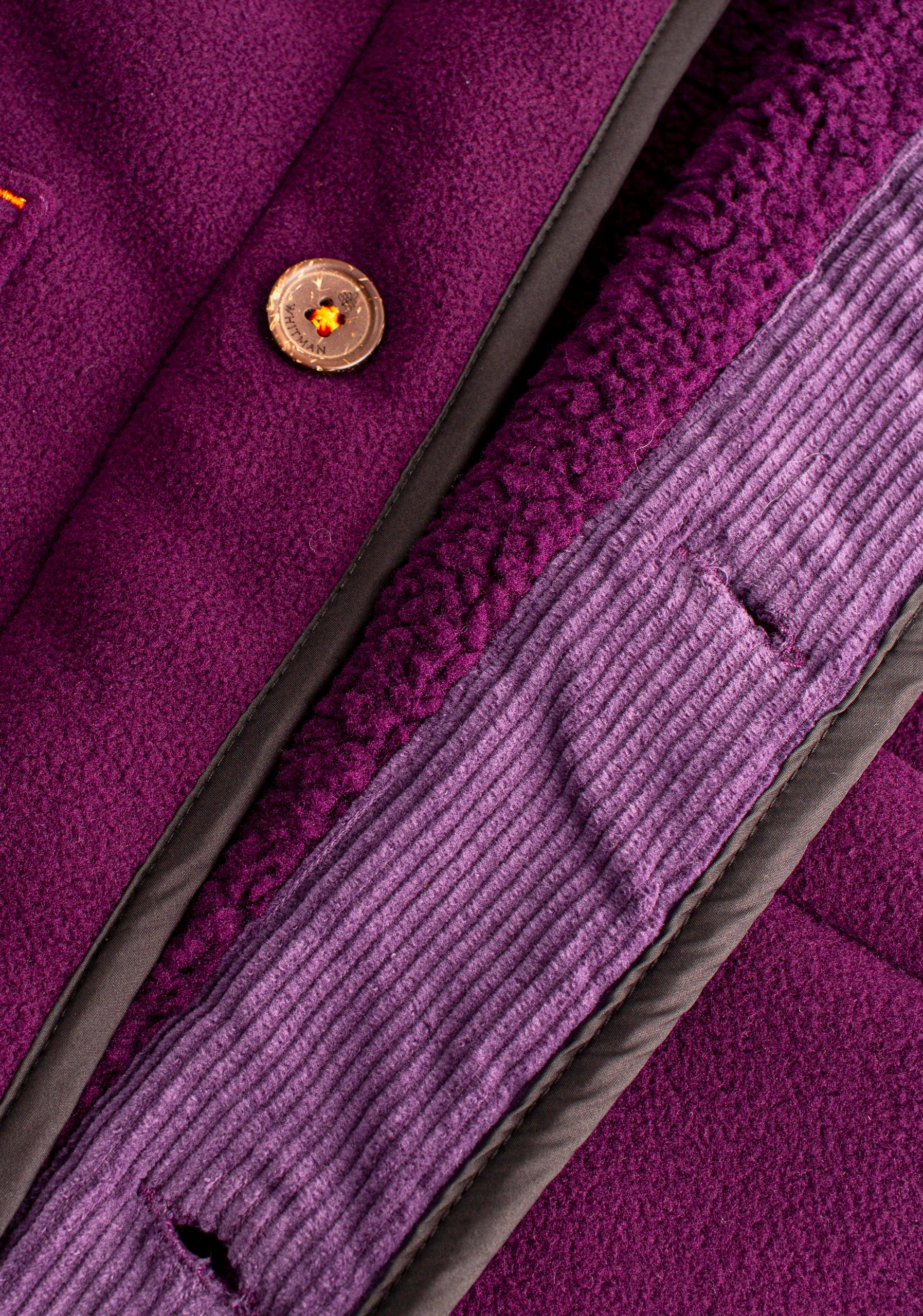 Chaleco H Adam Sherpa Morado