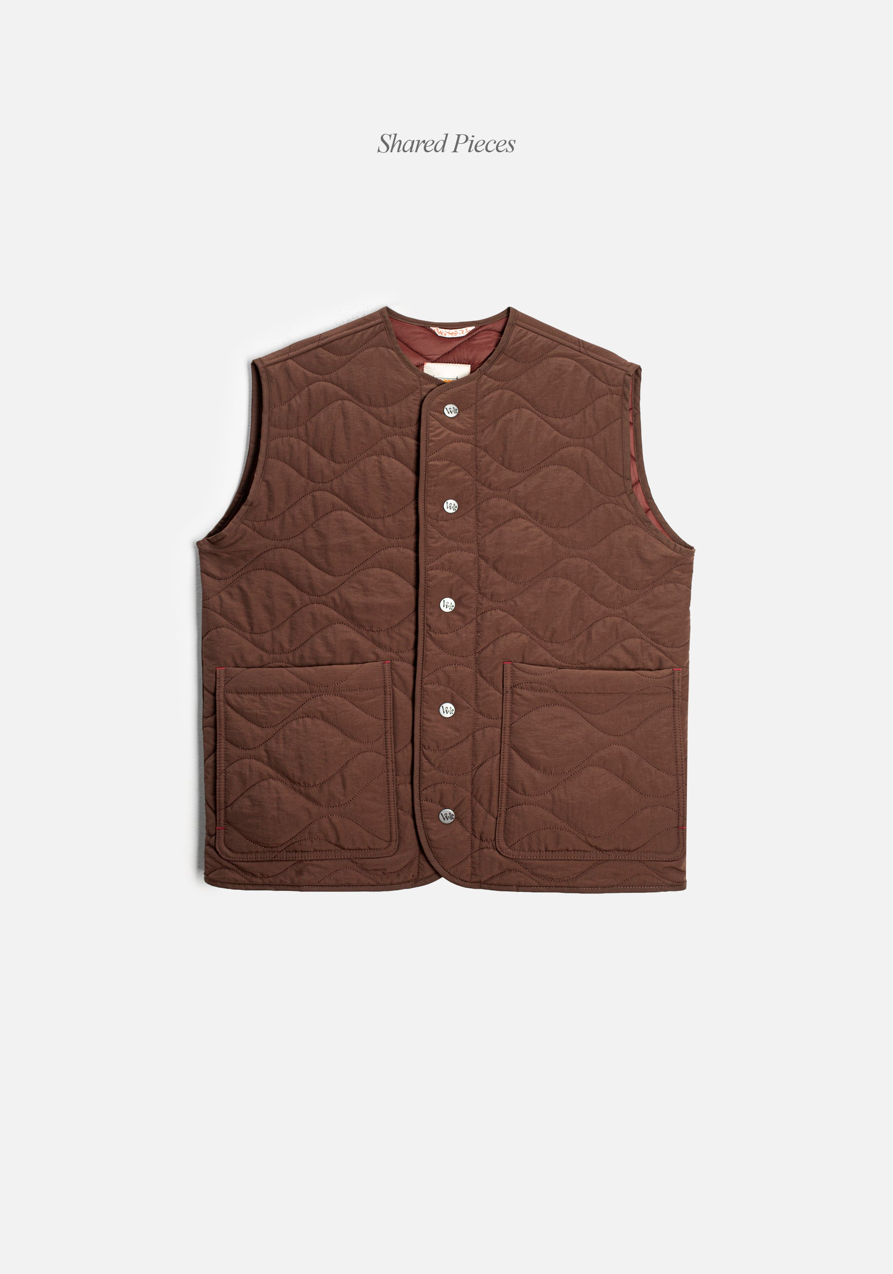 Chaleco U Verne Quilted Café