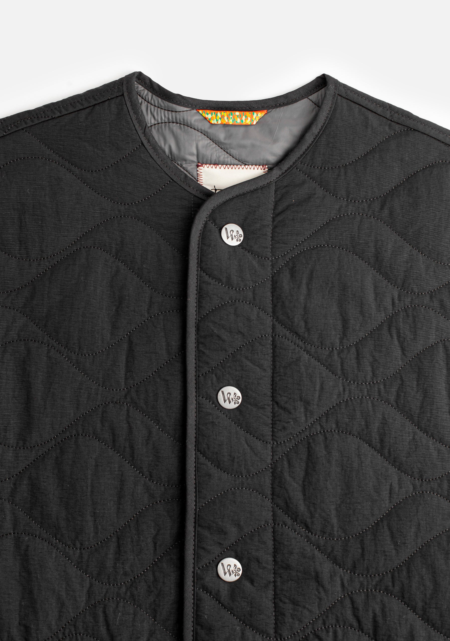 Chaleco U Verne Quilted Negro