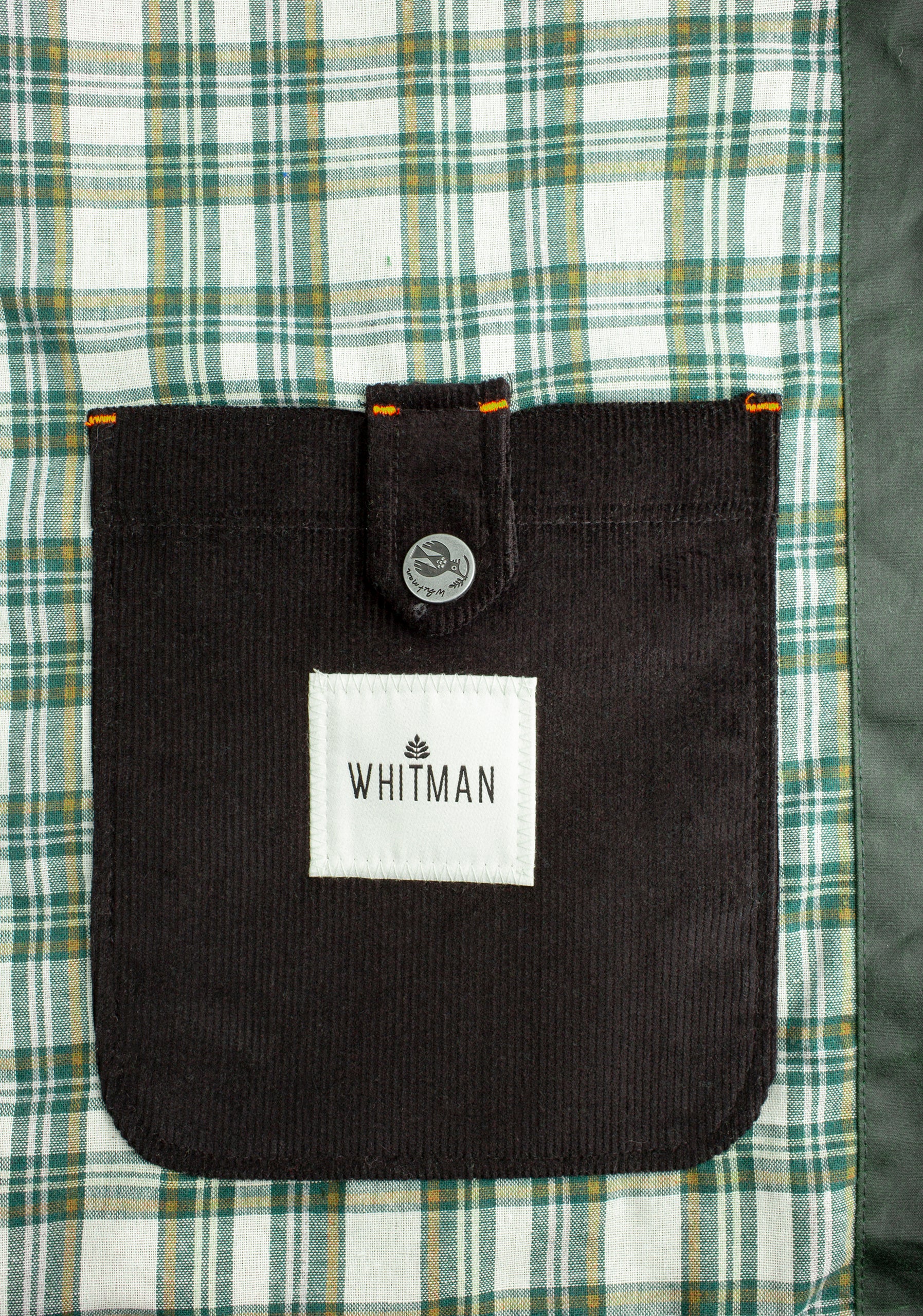 Chaqueta Bourke Wax Verde Oscuro