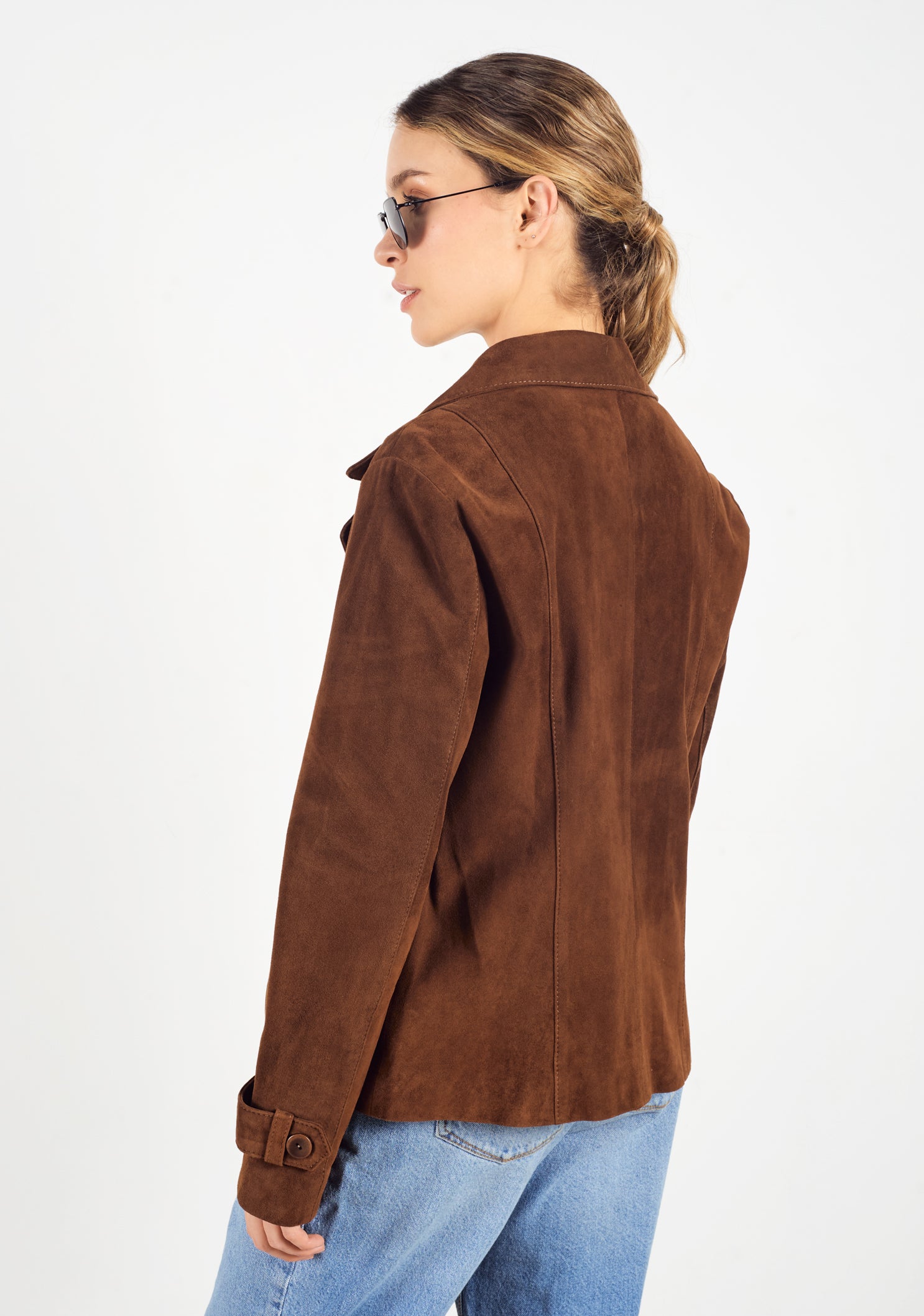 Chaqueta Elioth Gamuza Tabaco