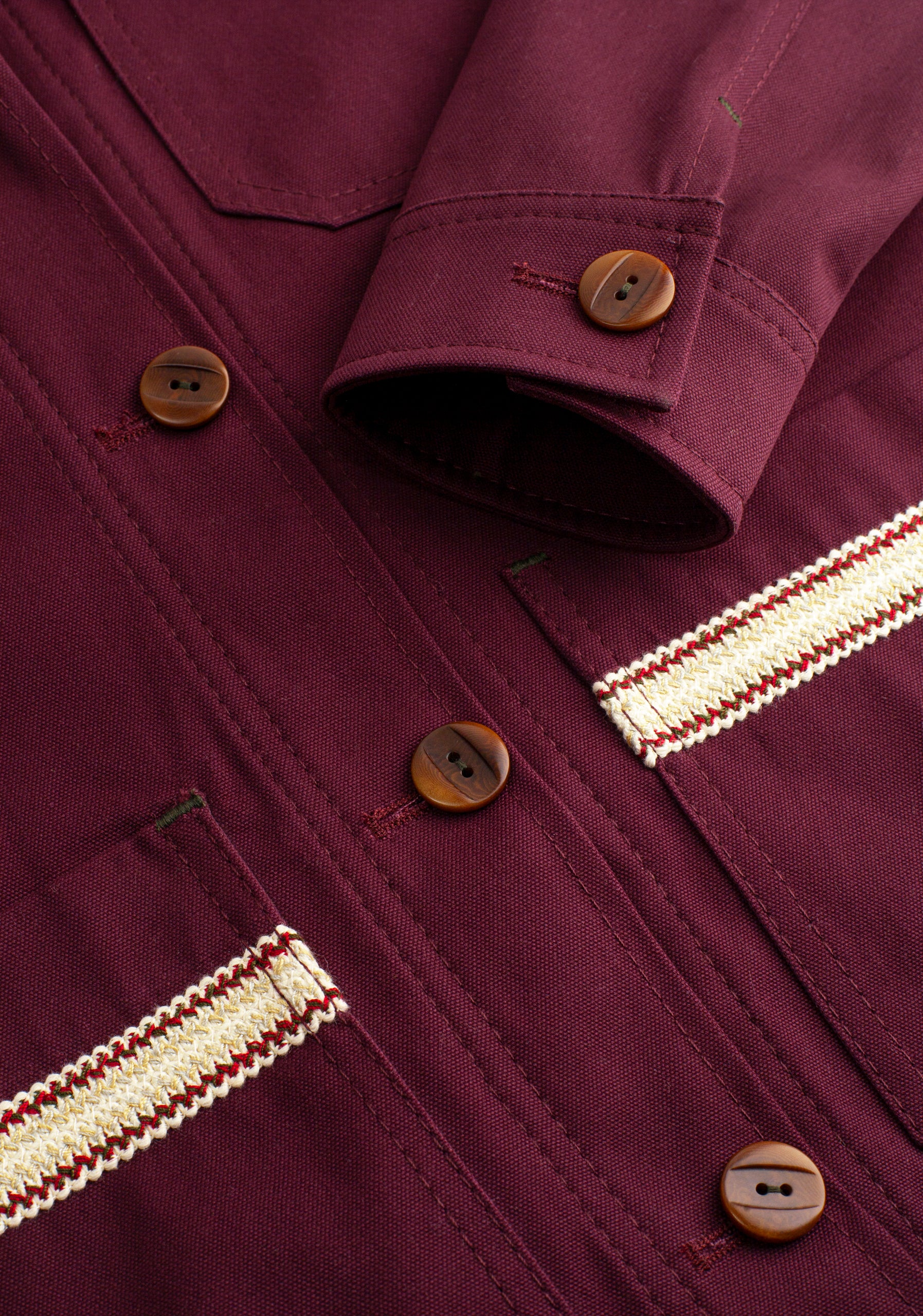 Chaqueta Gretta Vino Tinto