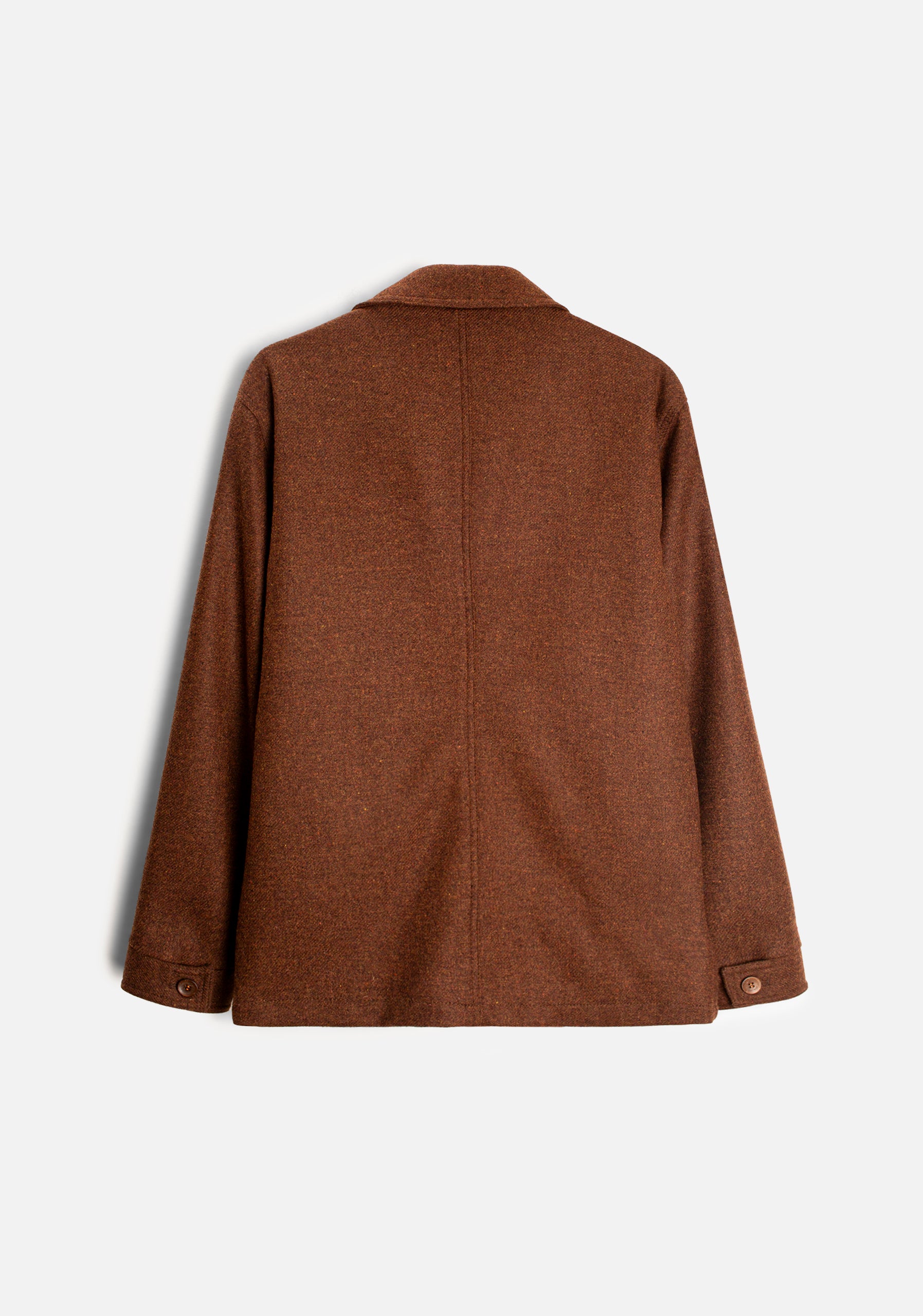 Chaqueta H Apolo Lana Unicolor Cafe Med Jaspe