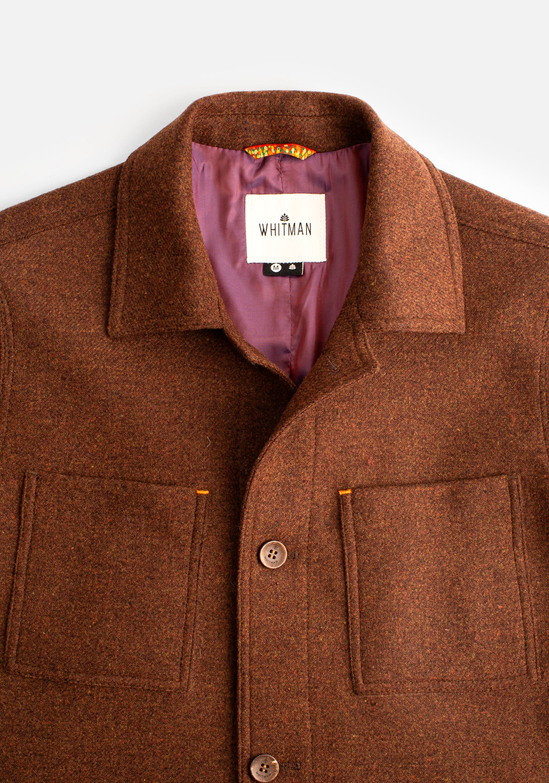 Chaqueta H Apolo Lana Unicolor Cafe Med Jaspe