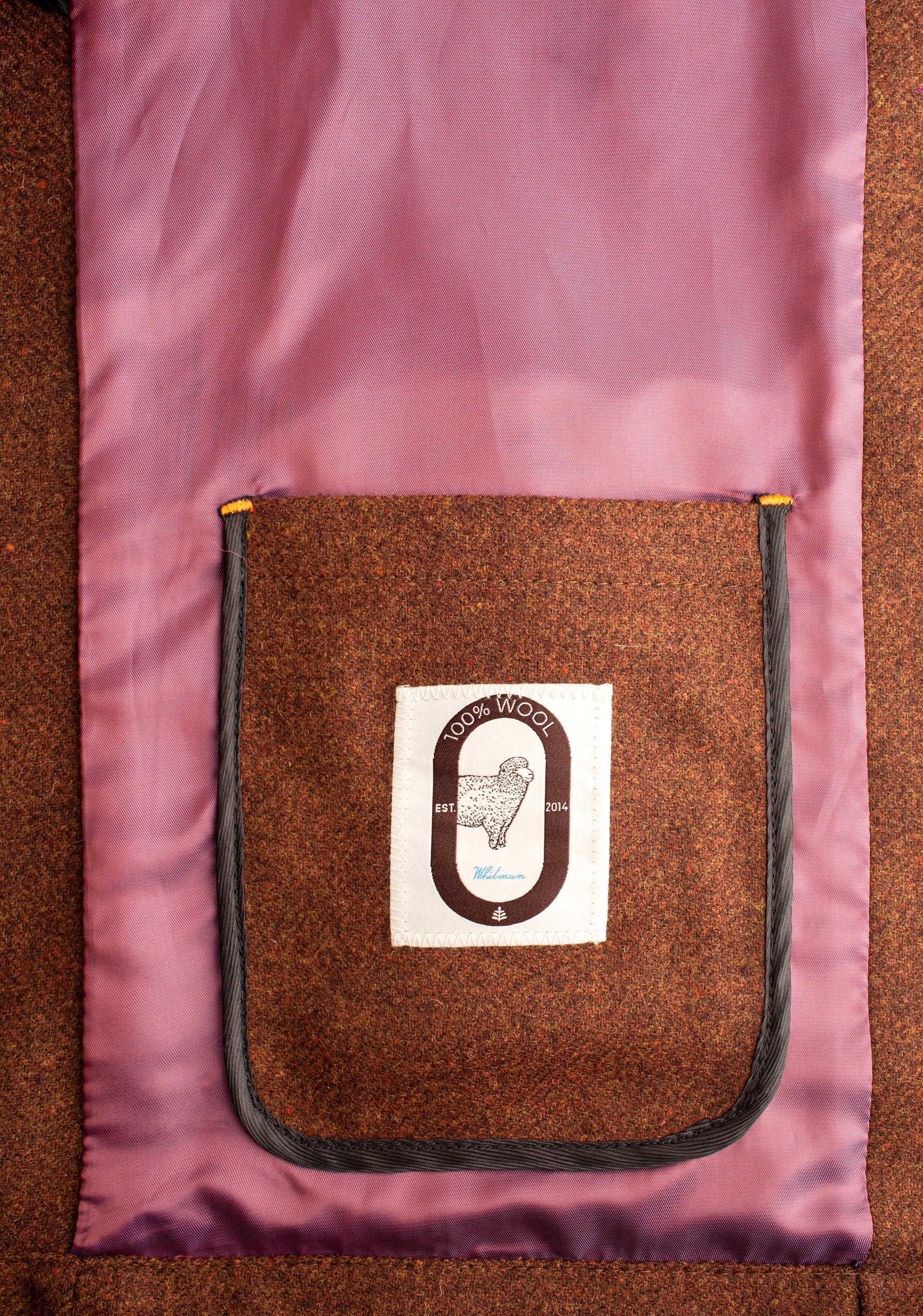 Chaqueta H Apolo Lana Unicolor Cafe Med Jaspe