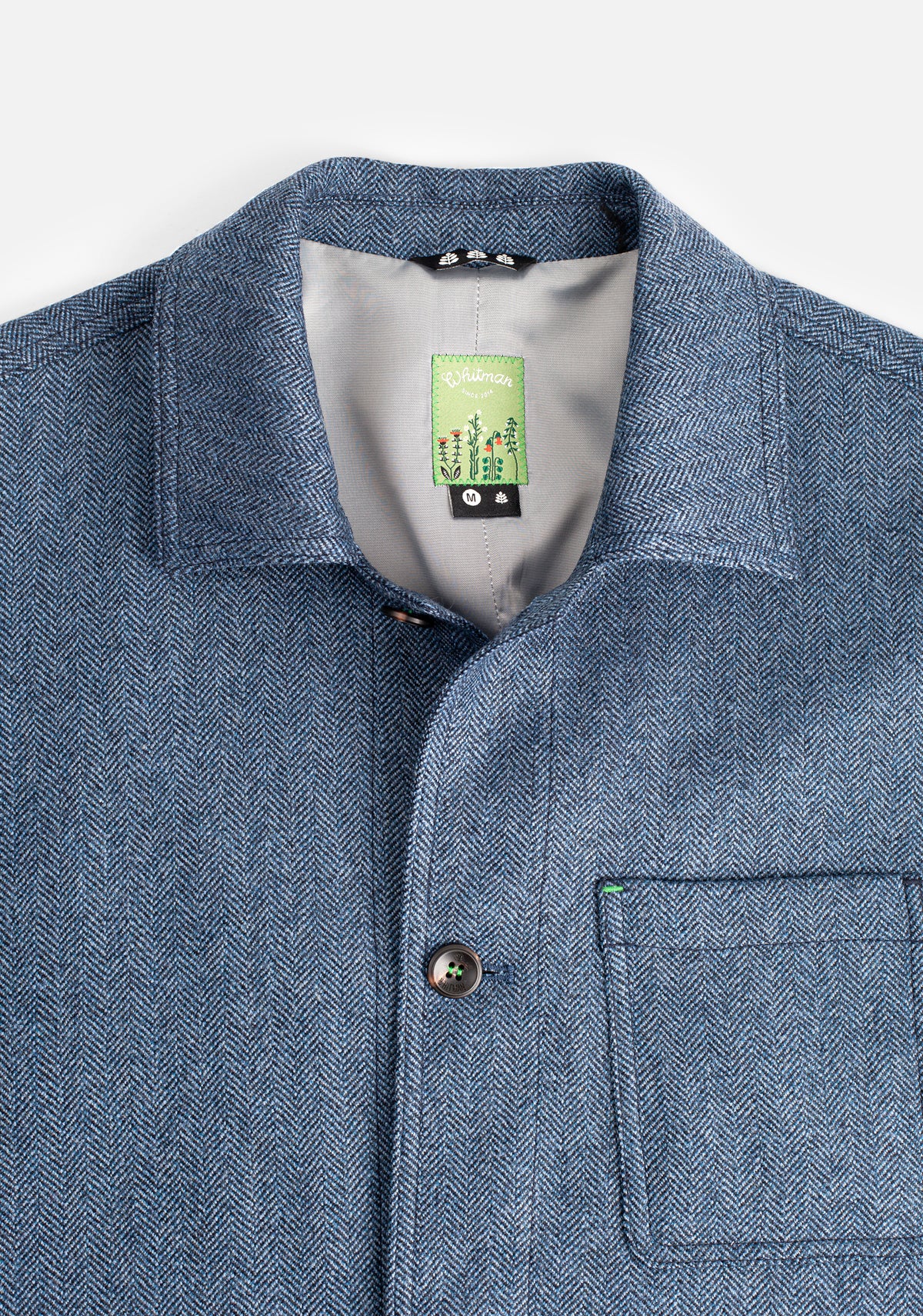 Chaqueta H Clapton Espina Azul Medio