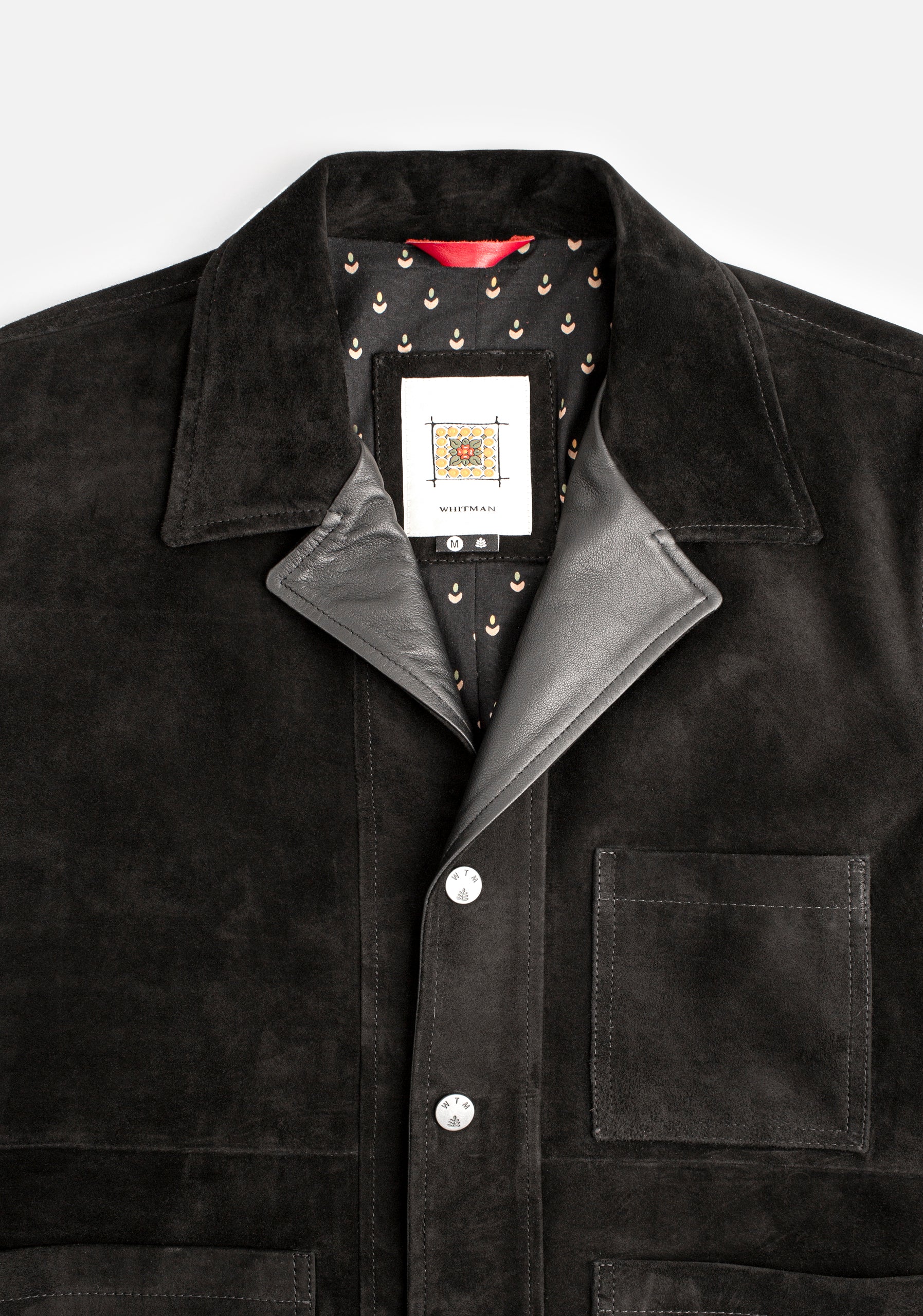 Chaqueta H Colonia Gamuza Negro