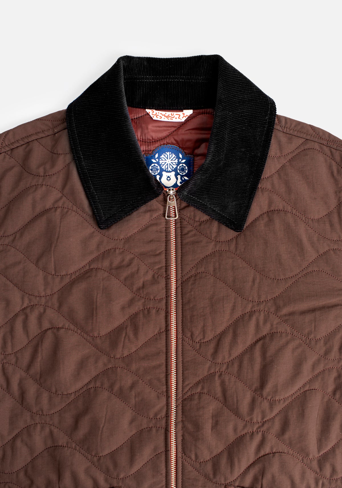Chaqueta H Conti Quilted Café