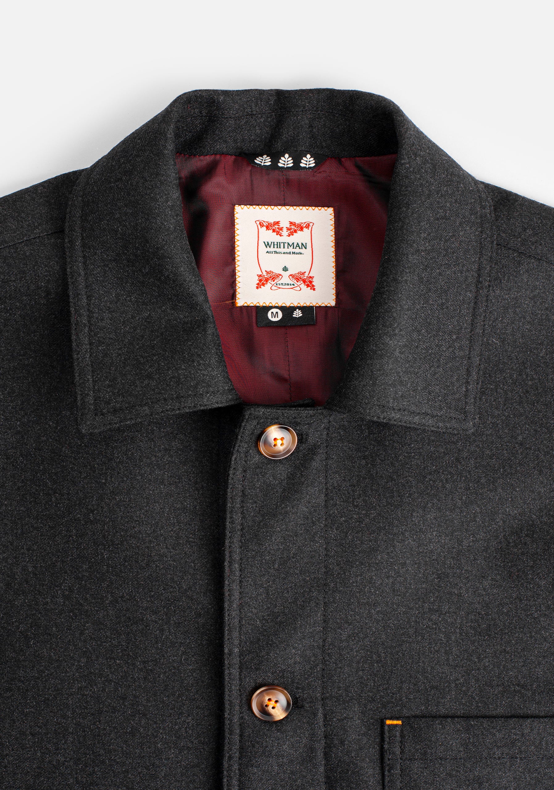 Chaqueta H New Seneca Gris Osc Jaspe