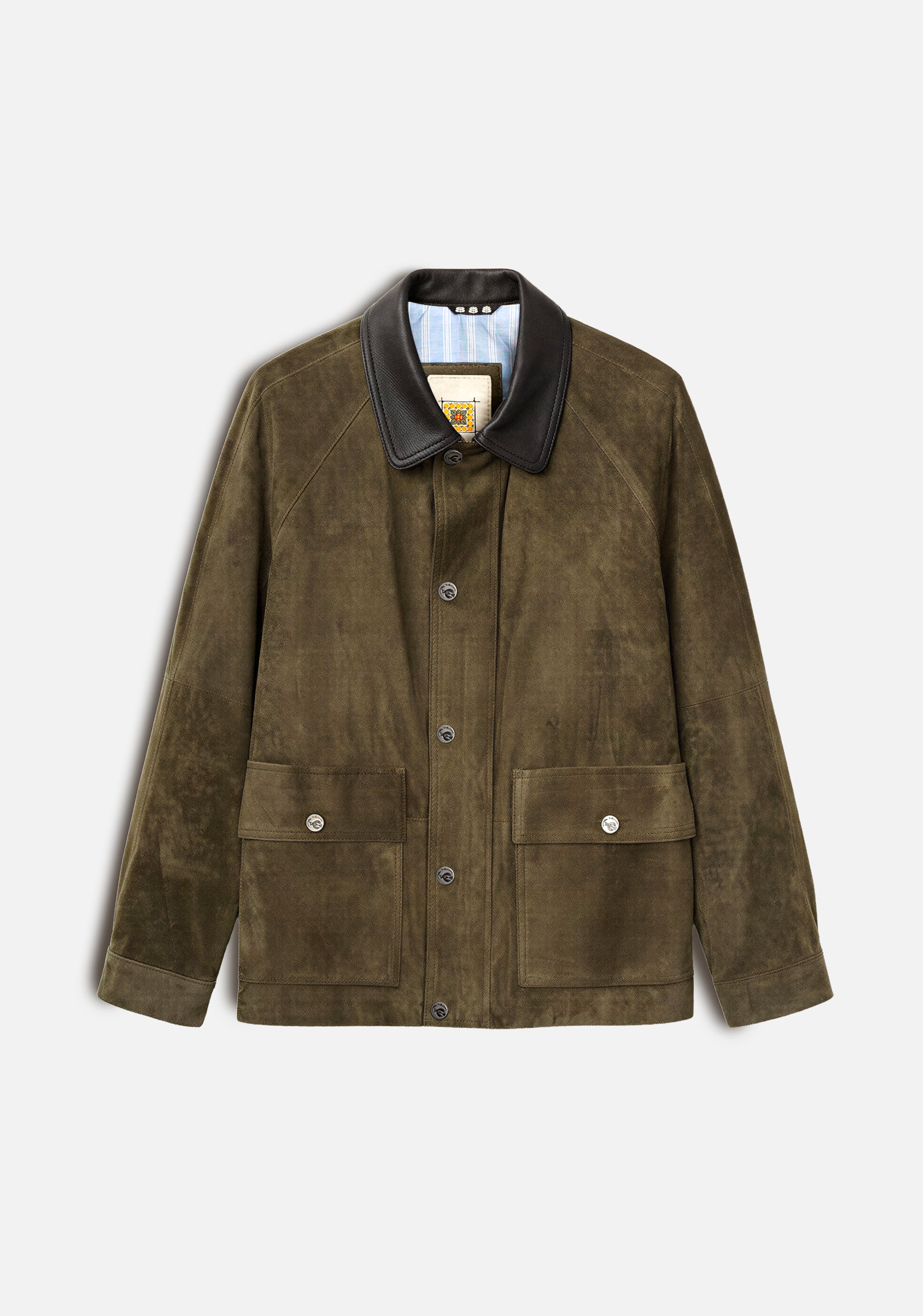 Chaqueta H Oia Gamuza Verde