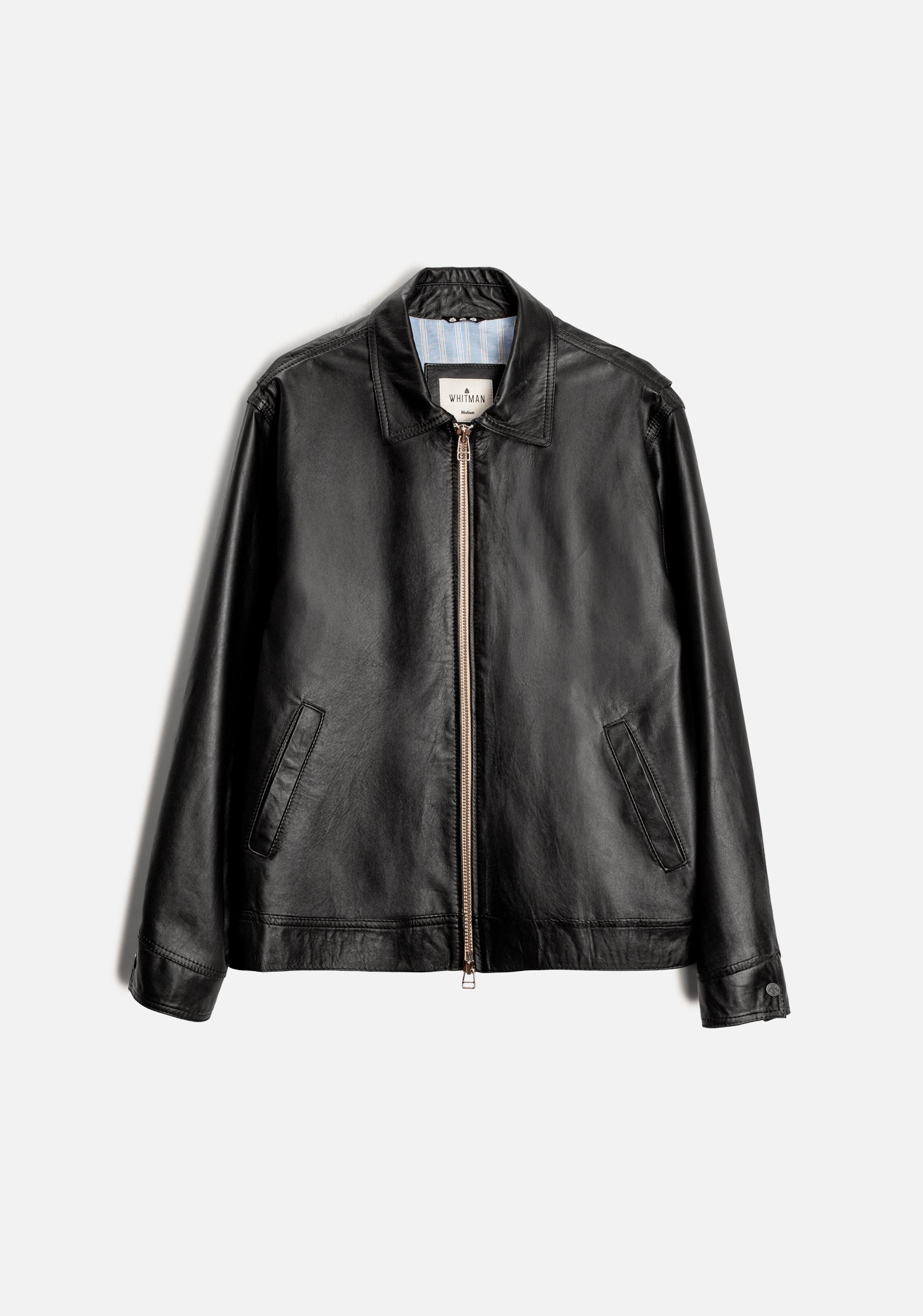 Chaqueta H Pilot Cuero Negro