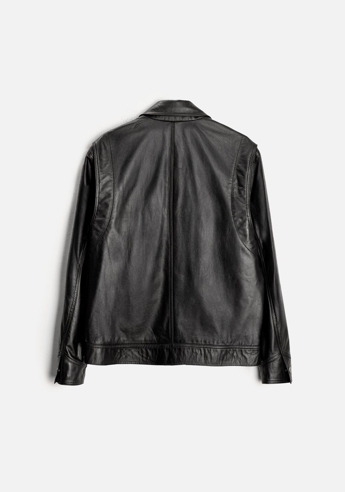Chaqueta H Pilot Cuero Negro