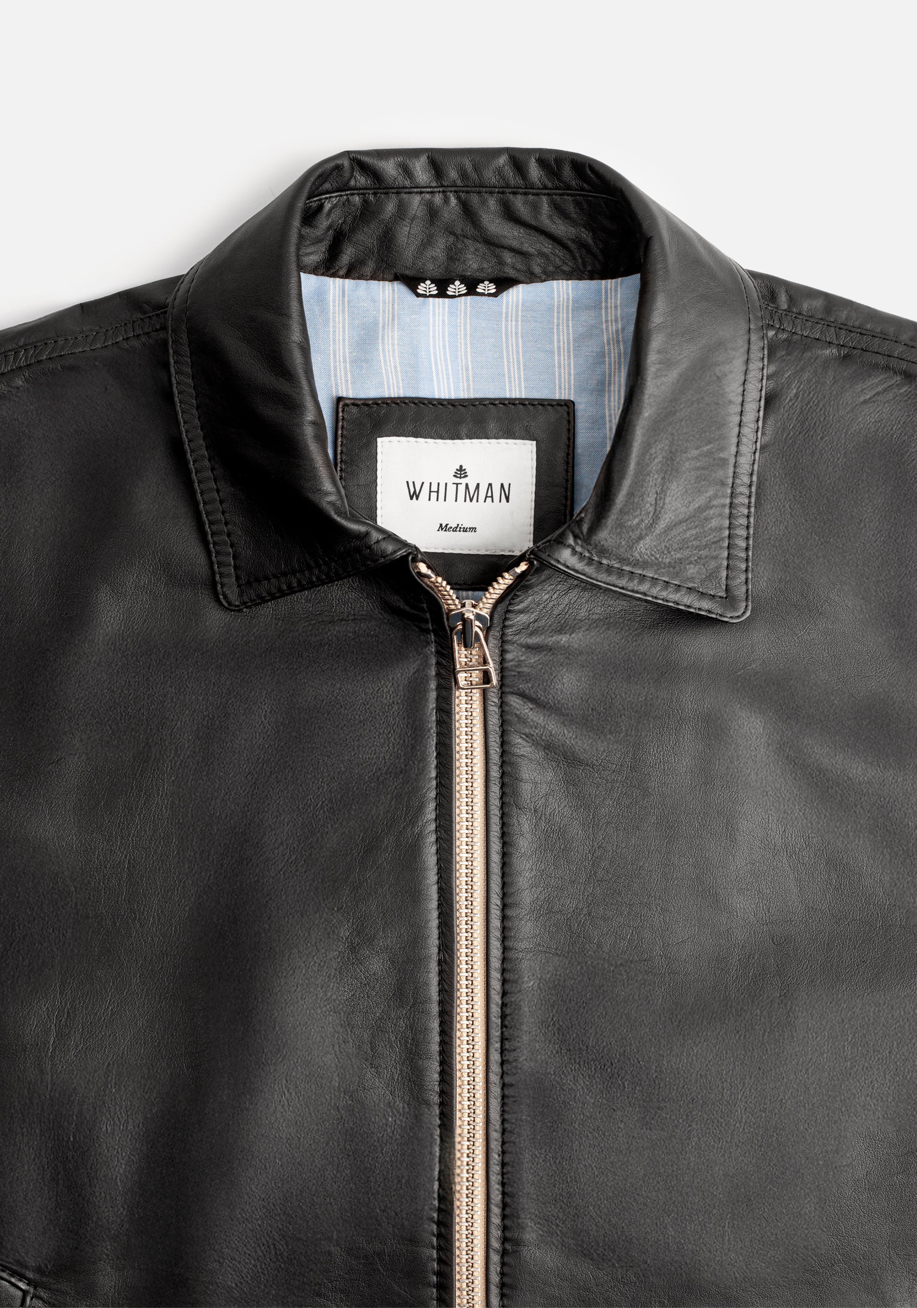 Chaqueta H Pilot Cuero Negro