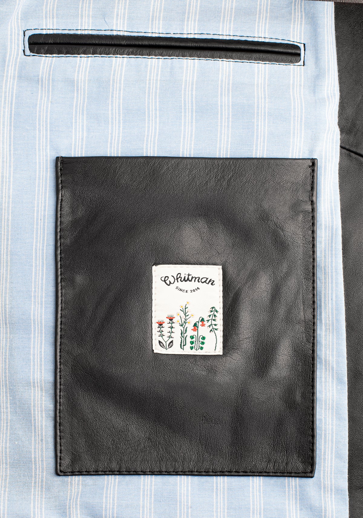 Chaqueta H Pilot Cuero Negro