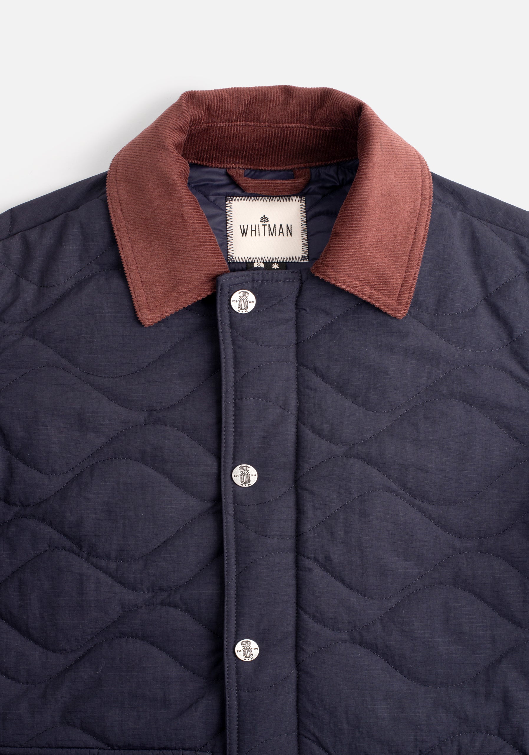 Chaqueta H Thomas Quilted Azul Osc