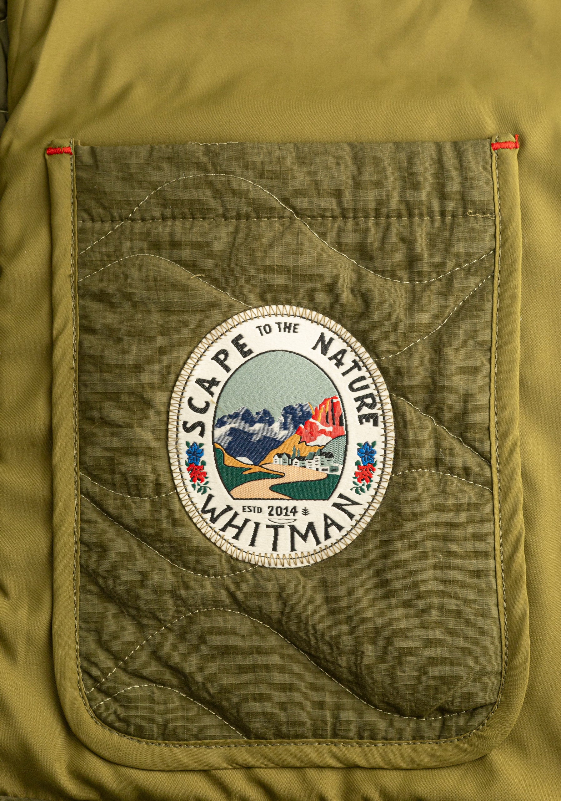 Chaqueta H Thomas Quilted Verde Olive