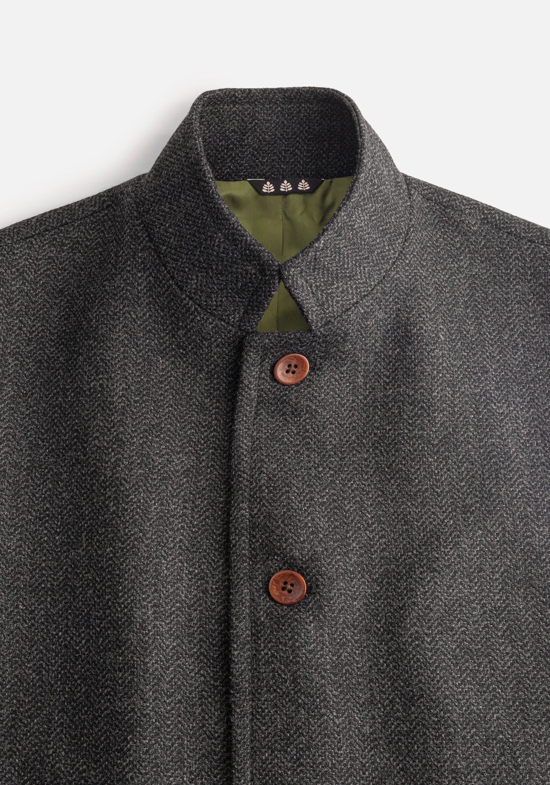 Chaqueta H Walt Lana Espina Gris Osc