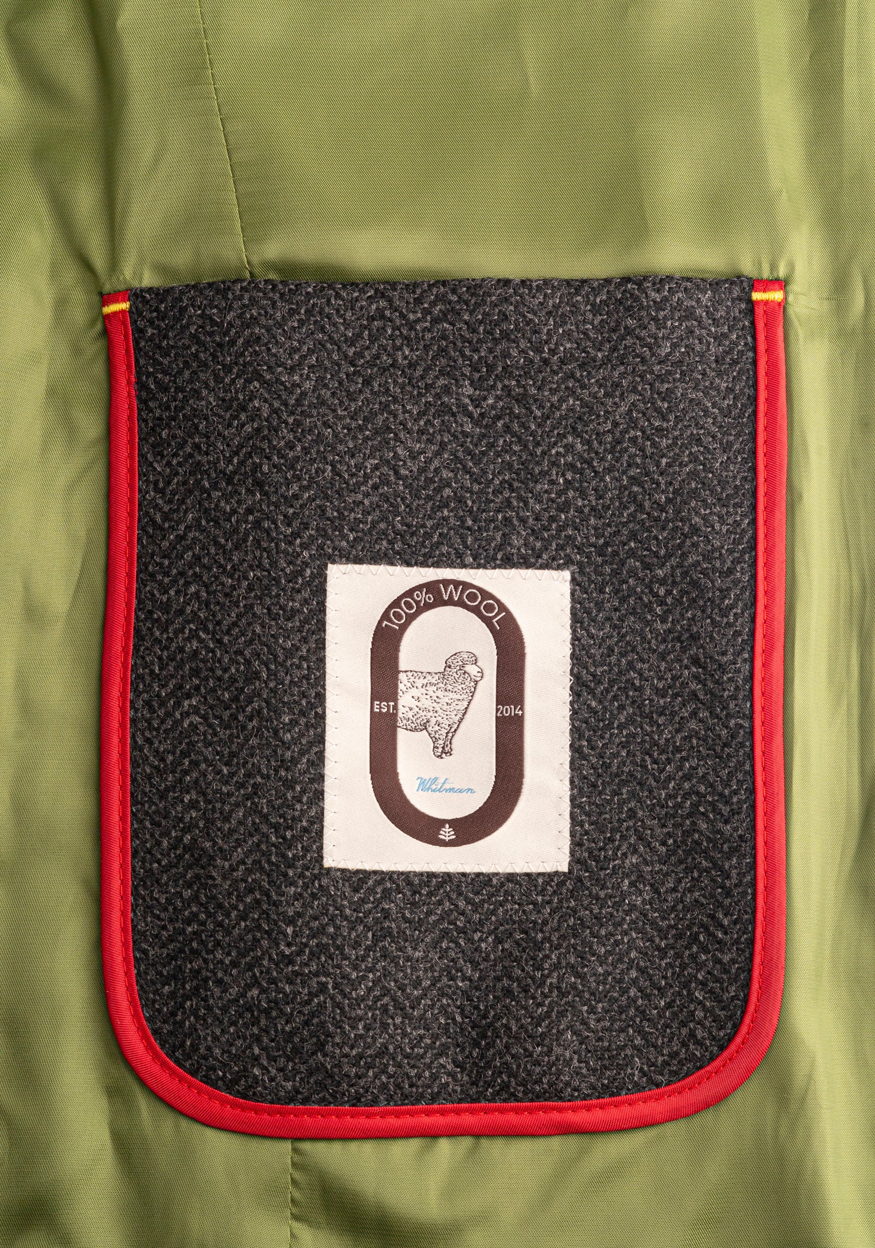 Chaqueta H Walt Lana Espina Gris Osc