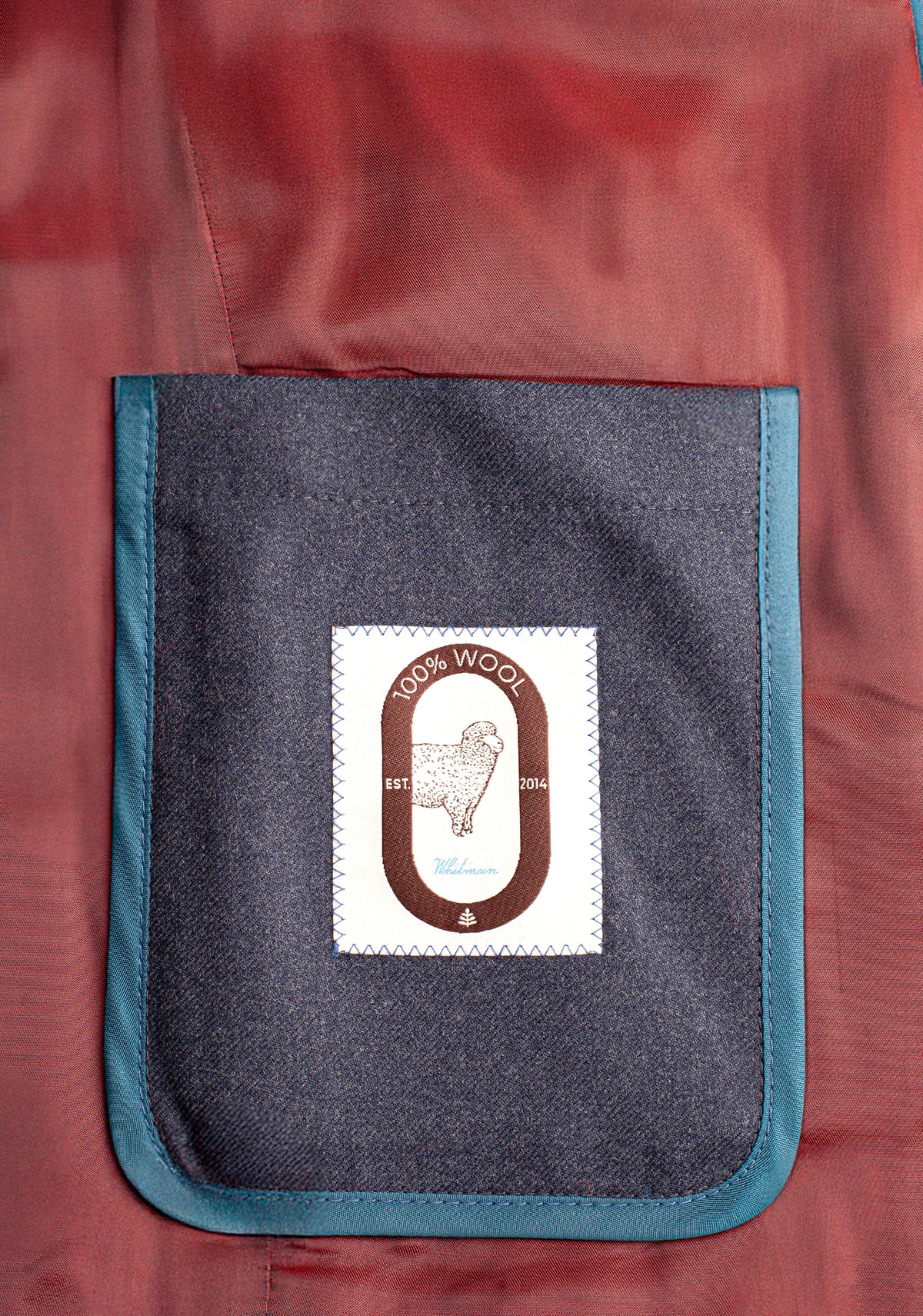 Chaqueta H Walt Lana Azul
