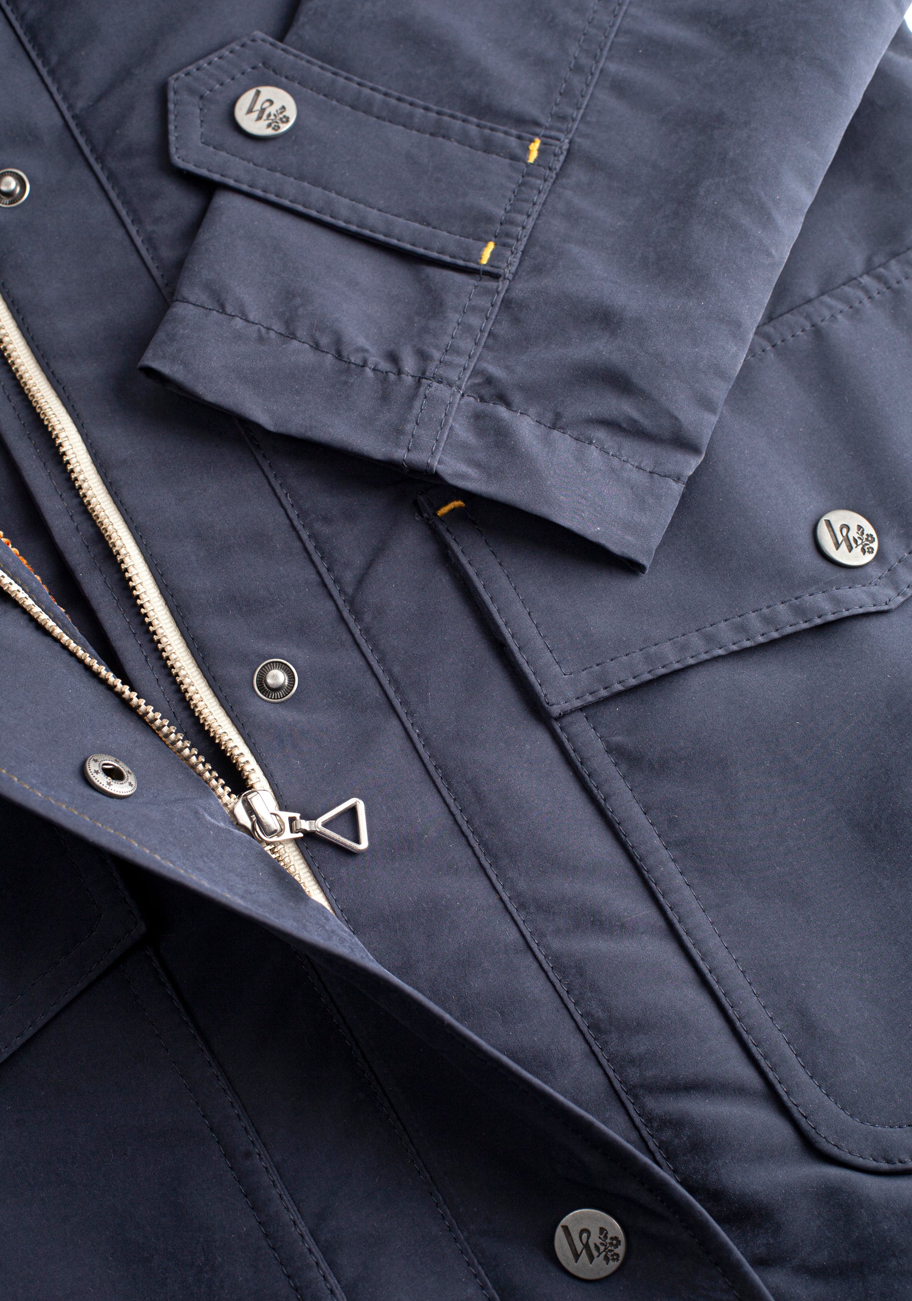 Chaqueta M Chloe Unicolor Azul Oscuro