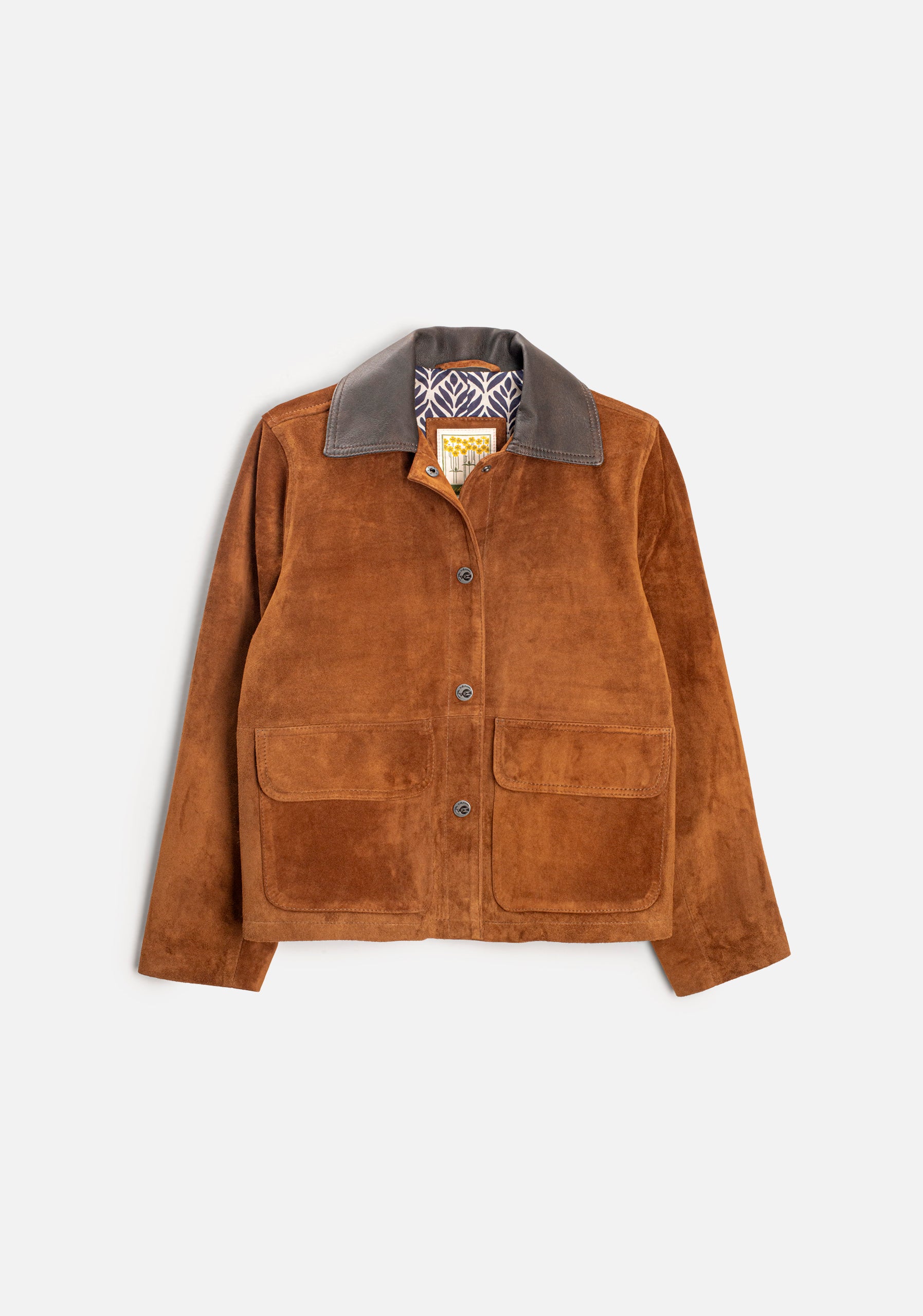 Chaqueta M Larissa Gamuza Tabaco