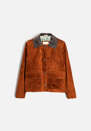 Chaqueta M Larissa Gamuza Tabaco